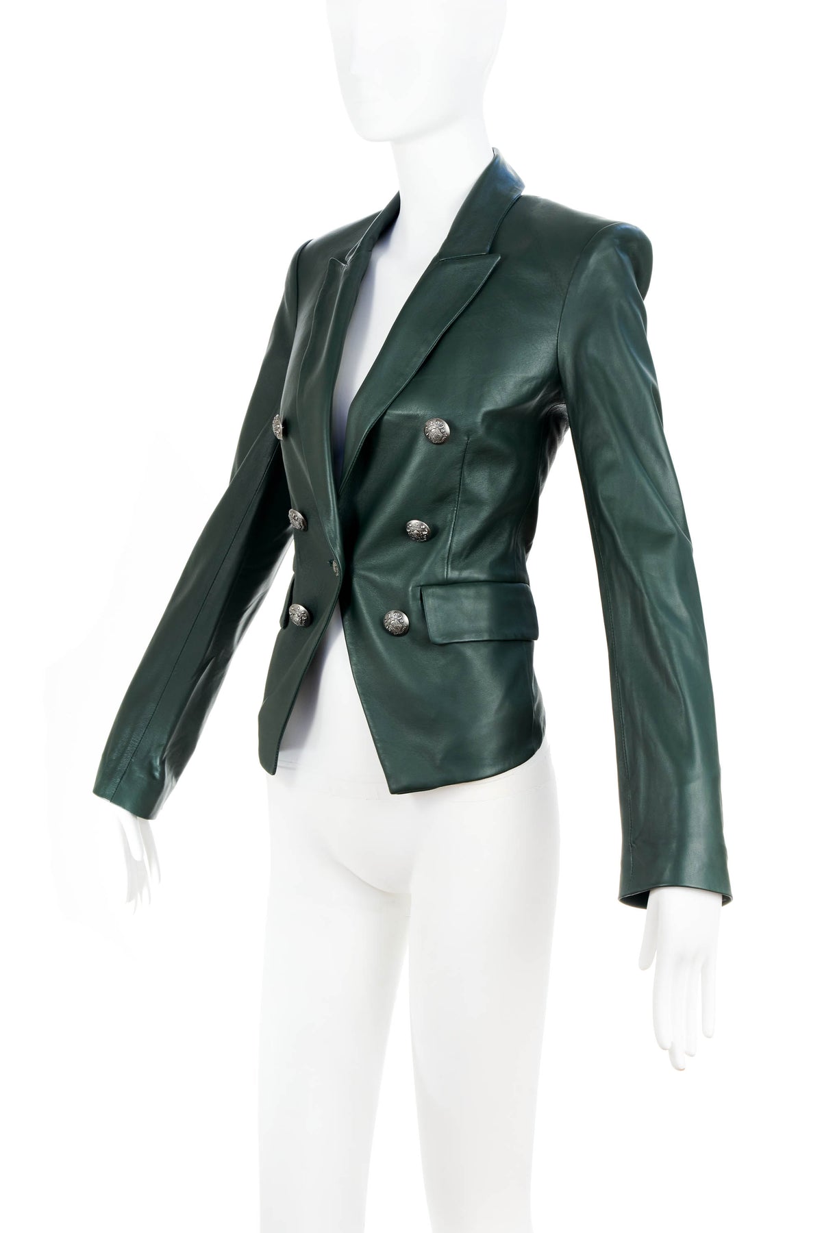 Veronica Beard Green Double Breasted Jacket Size 2