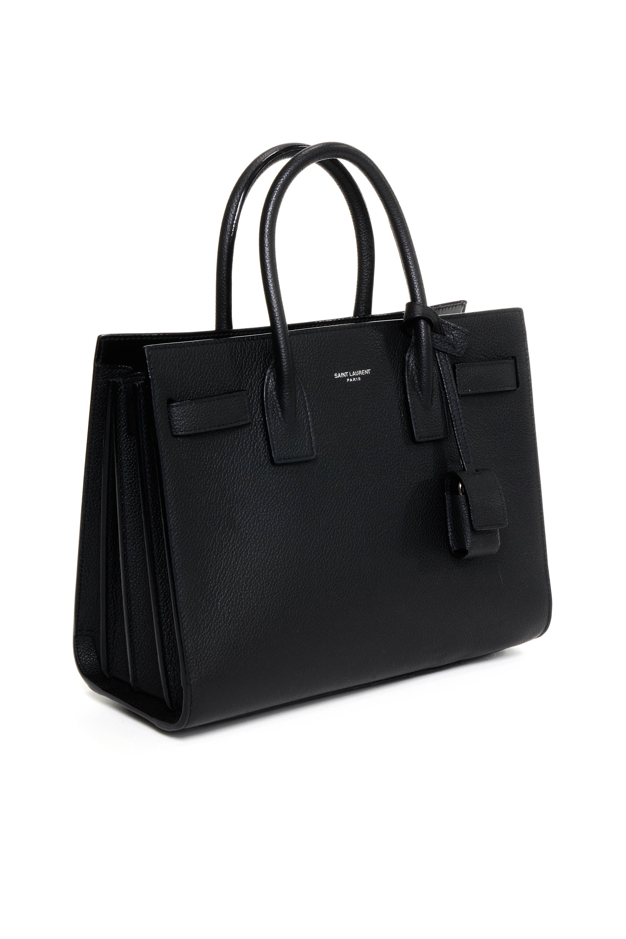 Saint Laurent Small Black Sac Du Jour Tote