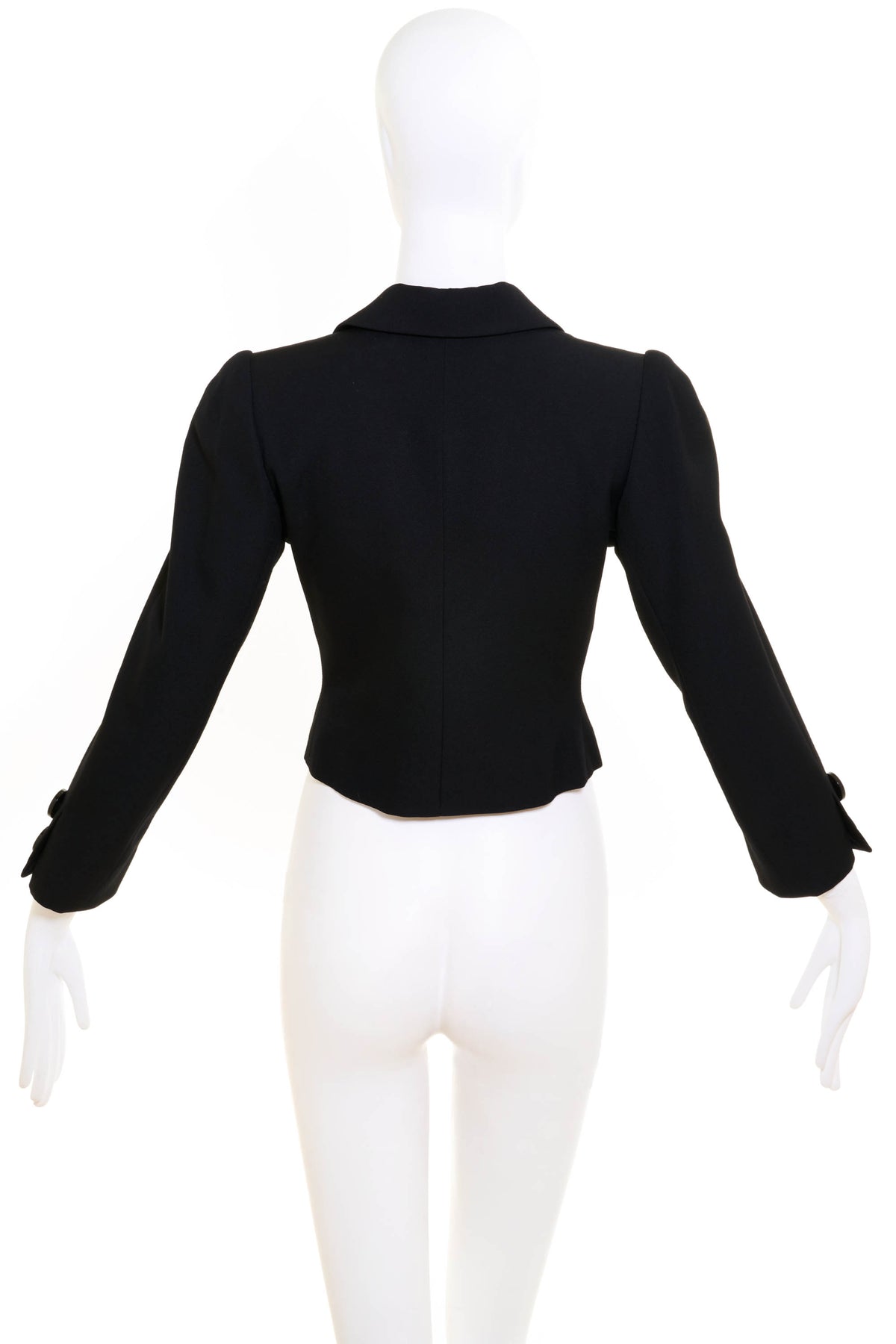 Yves Saint Laurent Boutique Black Jacket 1980&#39;s