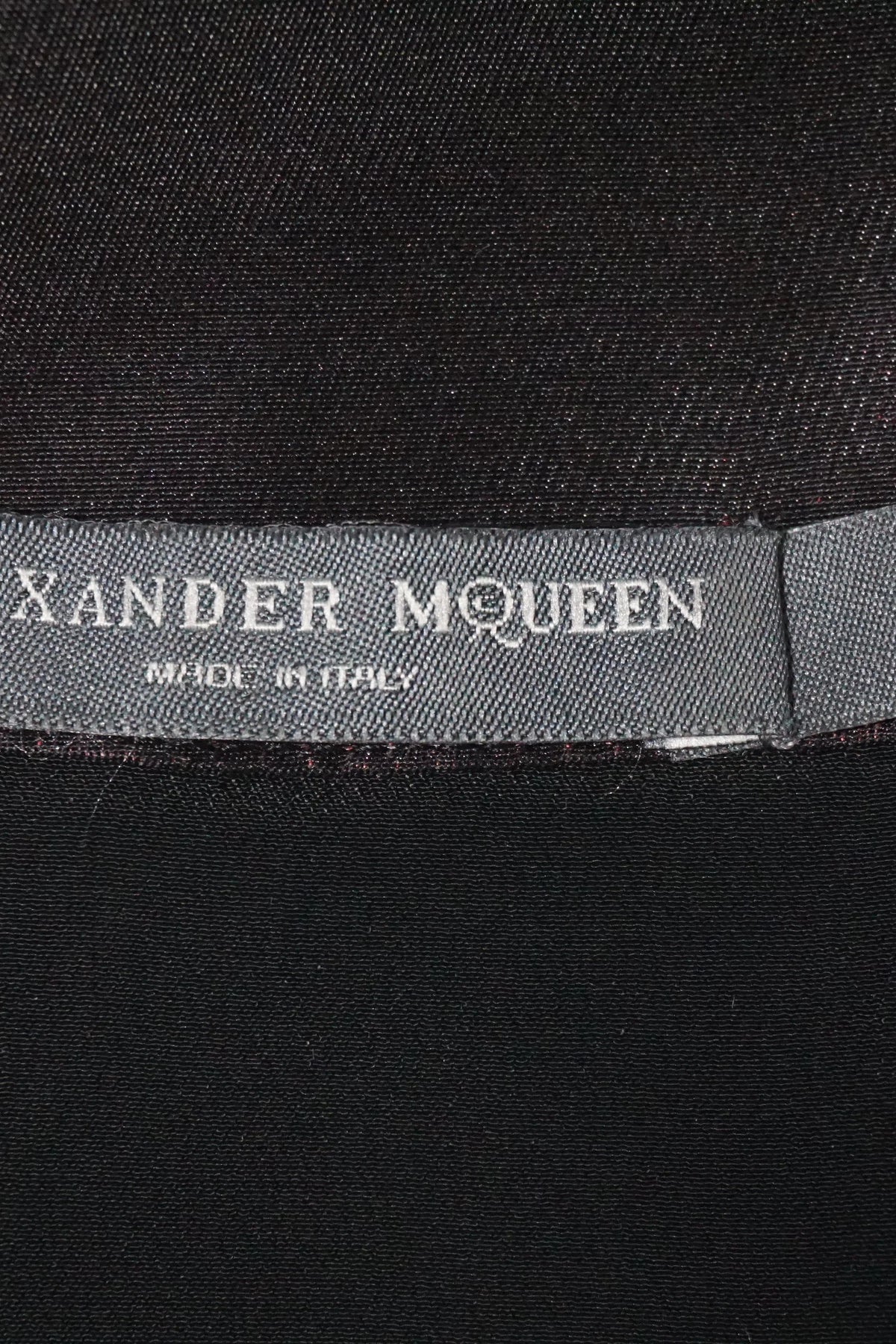 Alexander McQueen Silk Embroidered Wiggle Dress 2009