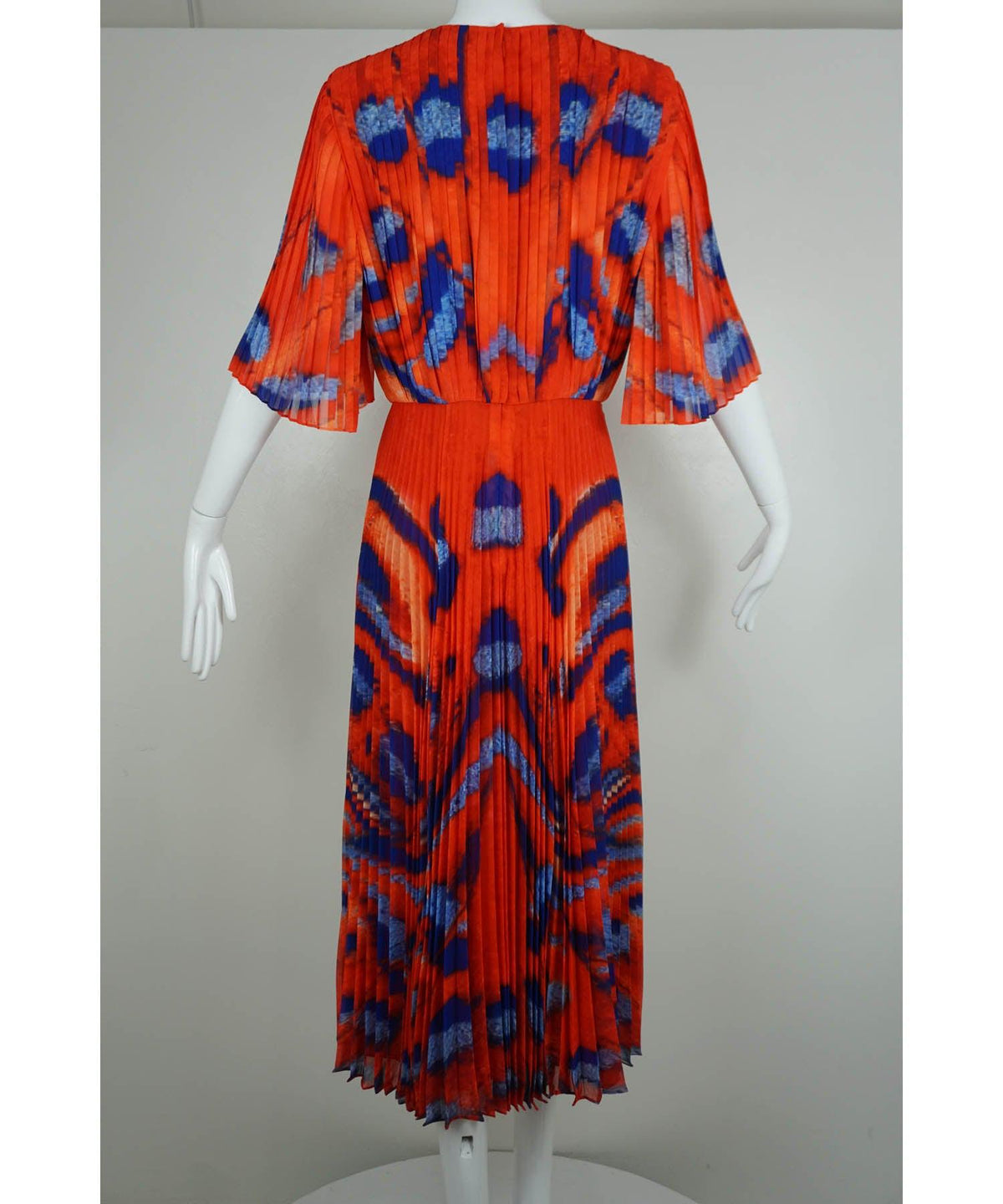 Altuzarra Tandoori Moth Pleated Dress 2021 Fall Sz 38