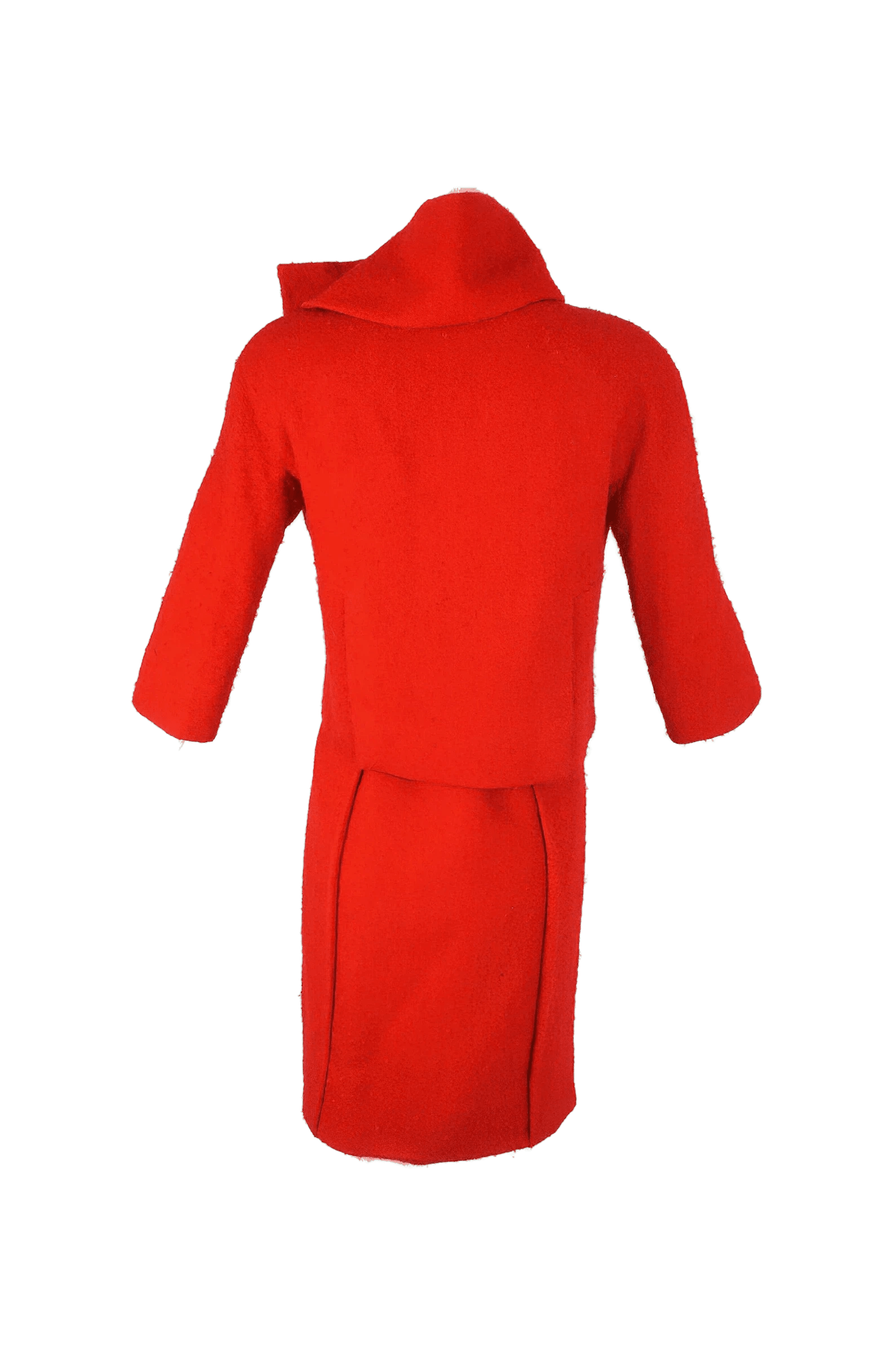 Balenciaga Vintage 50s/60's Couture Wool 3pc “Boxy Suit” - Foxy Couture Carmel