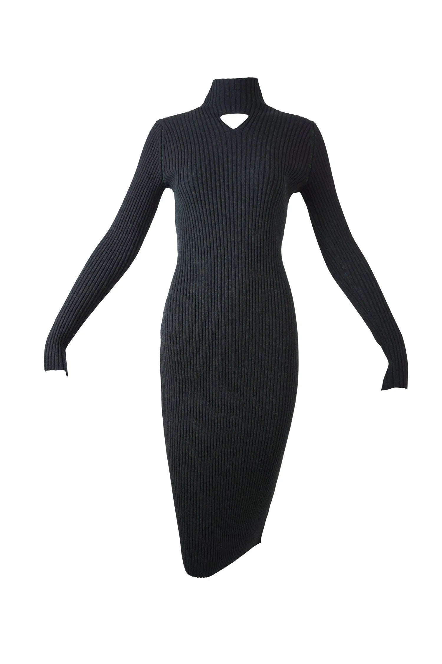 Bottega Veneta Rib Knit Dress NWT - Foxy Couture Carmel Bottega Veneta Rib Knit Dress NWT - Foxy Couture Carmel