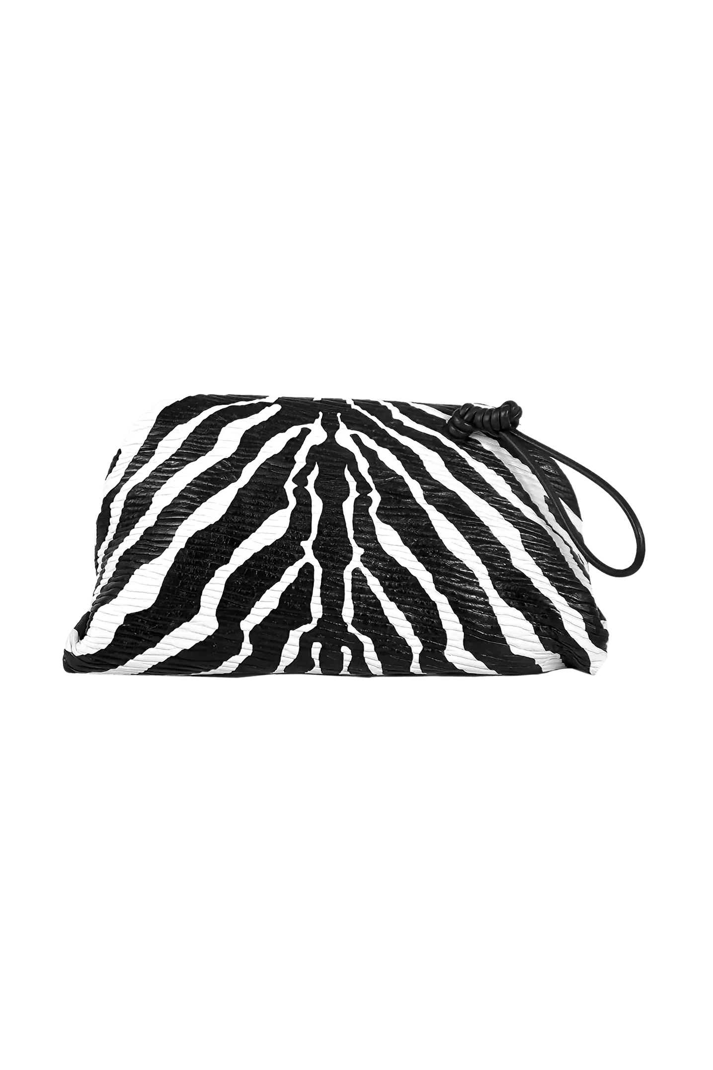 Bottega Veneta Zebra Print Leather Clutch