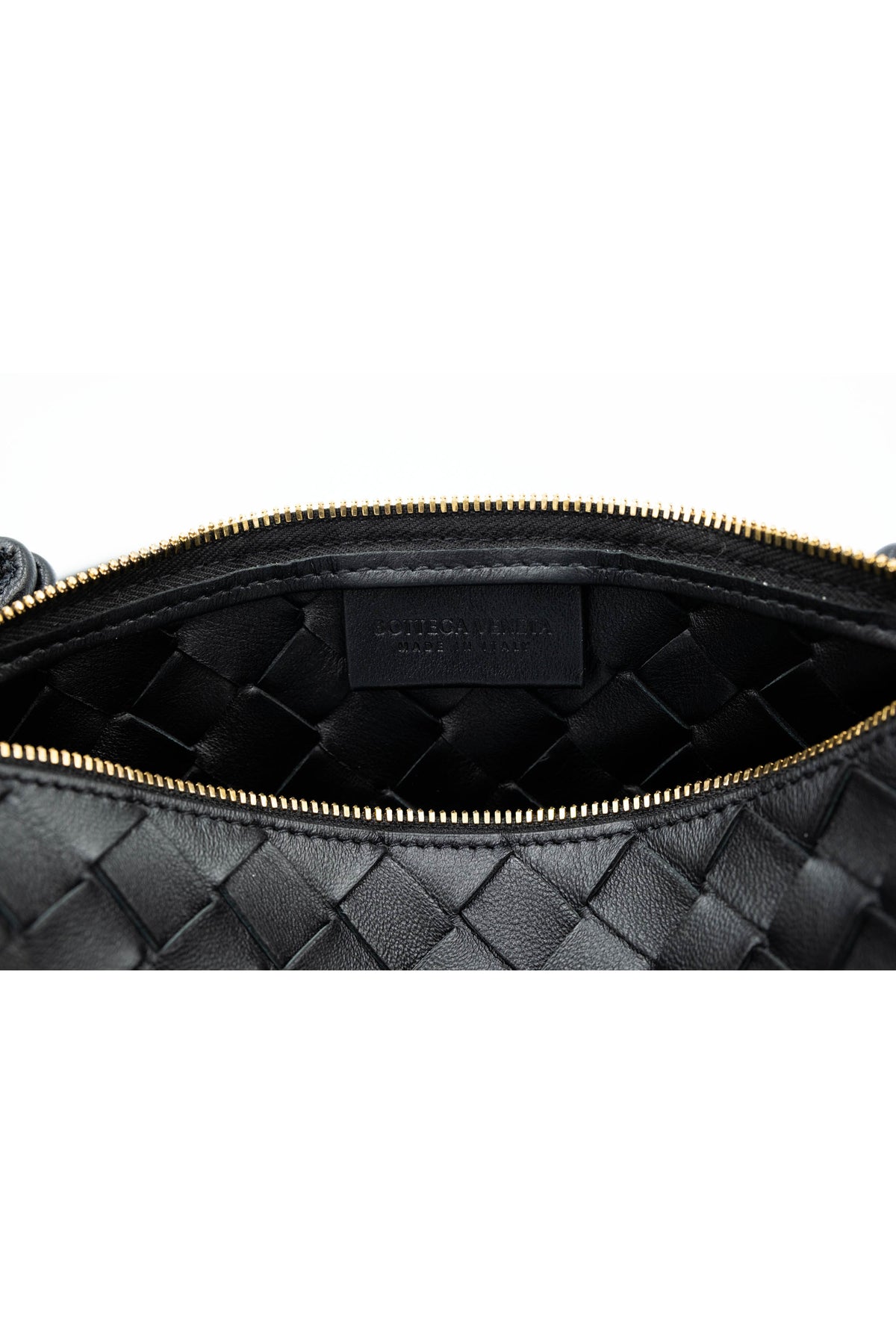 Bottega Veneta Black Medium Intrecciatto Barrel Bag Purse&nbsp;