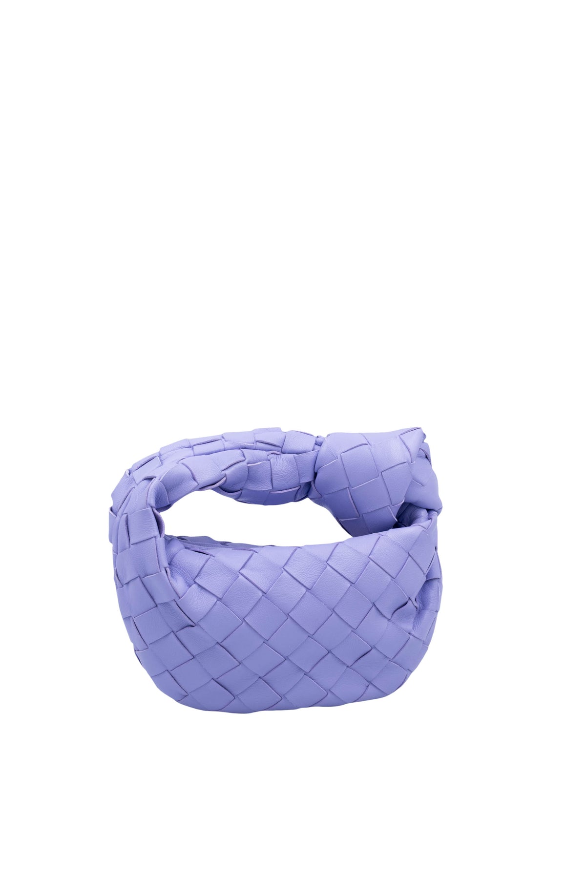 Bottega Veneta Lavender Jodie Intrecciato Hobo Purse Size Micro