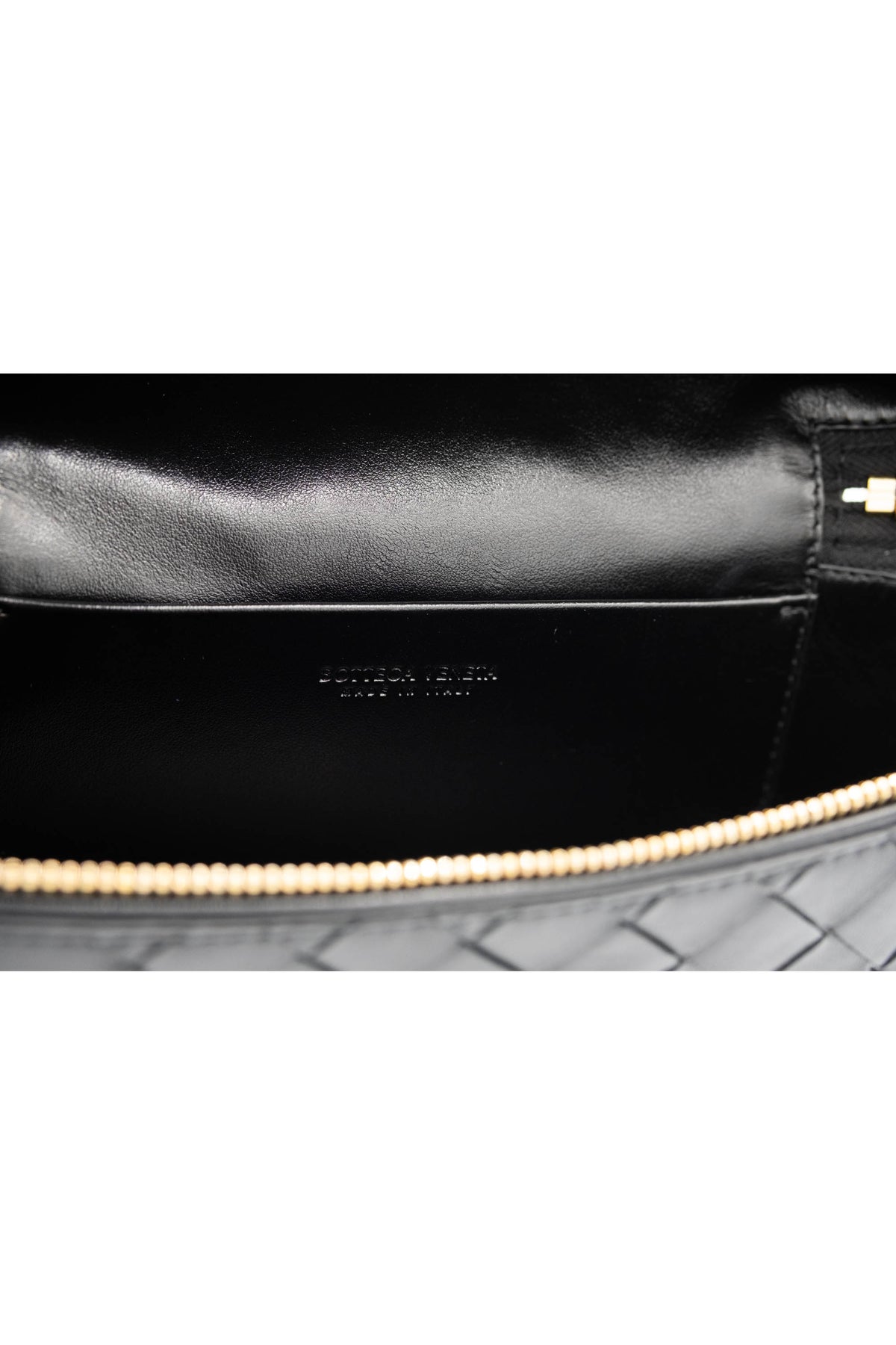 Bottega Veneta Black Intrecciato "Bang Bang" Purse