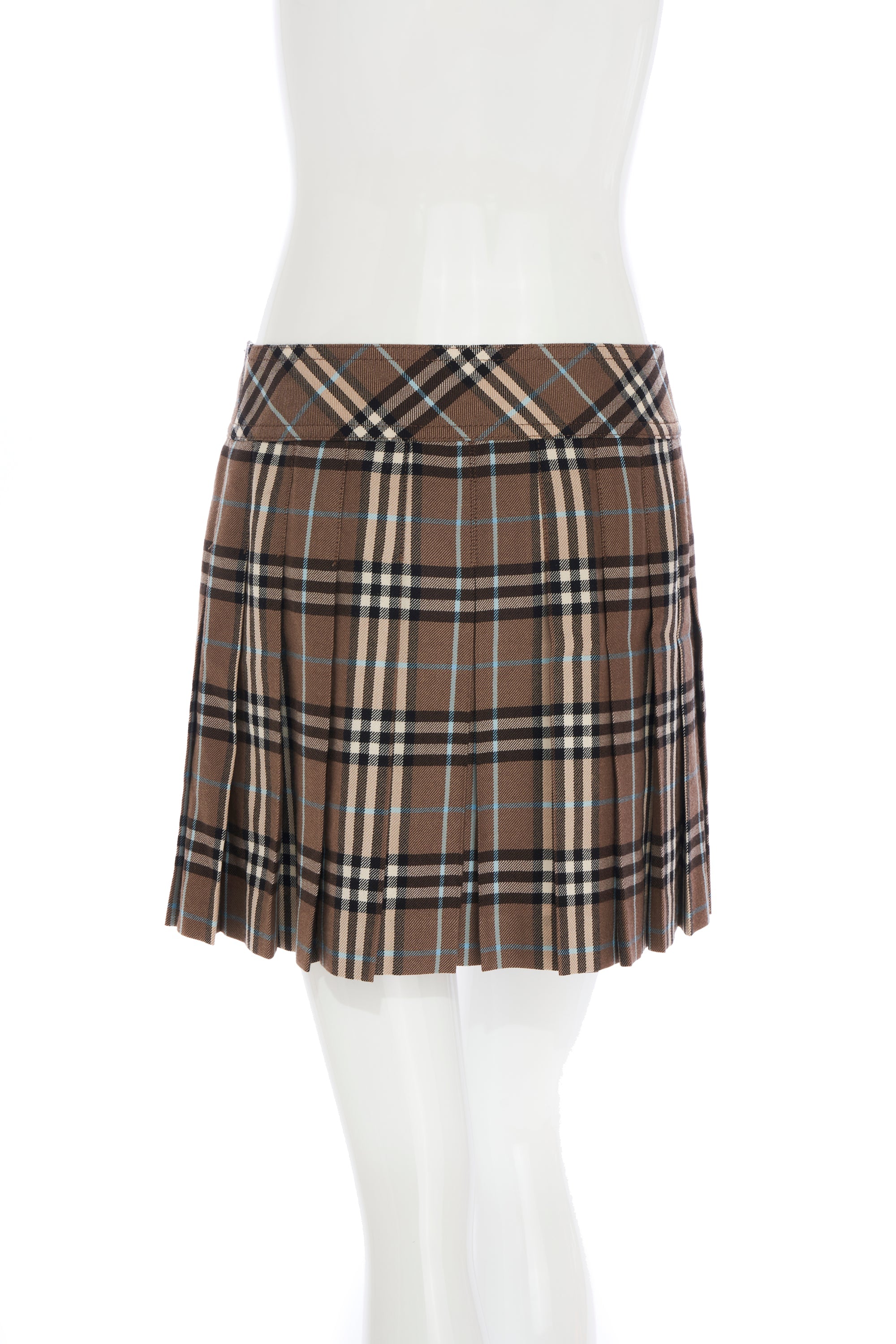 Burberry London Y2K Taupe Nova Check Skirt - Foxy Couture Carmel Burberry London Y2K Taupe Nova Check Skirt - Foxy Couture Carmel