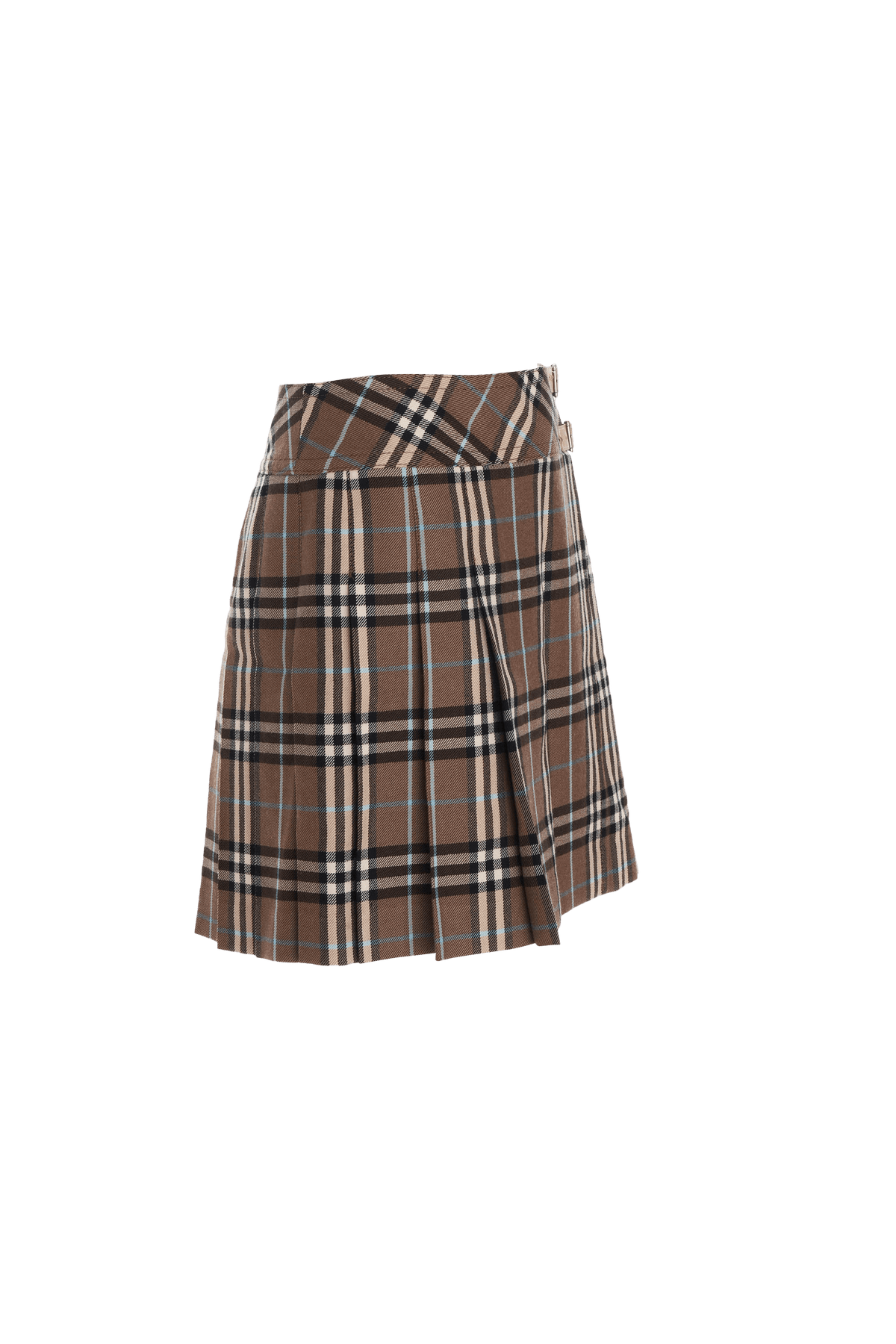 Burberry London Y2K Taupe Nova Check Skirt