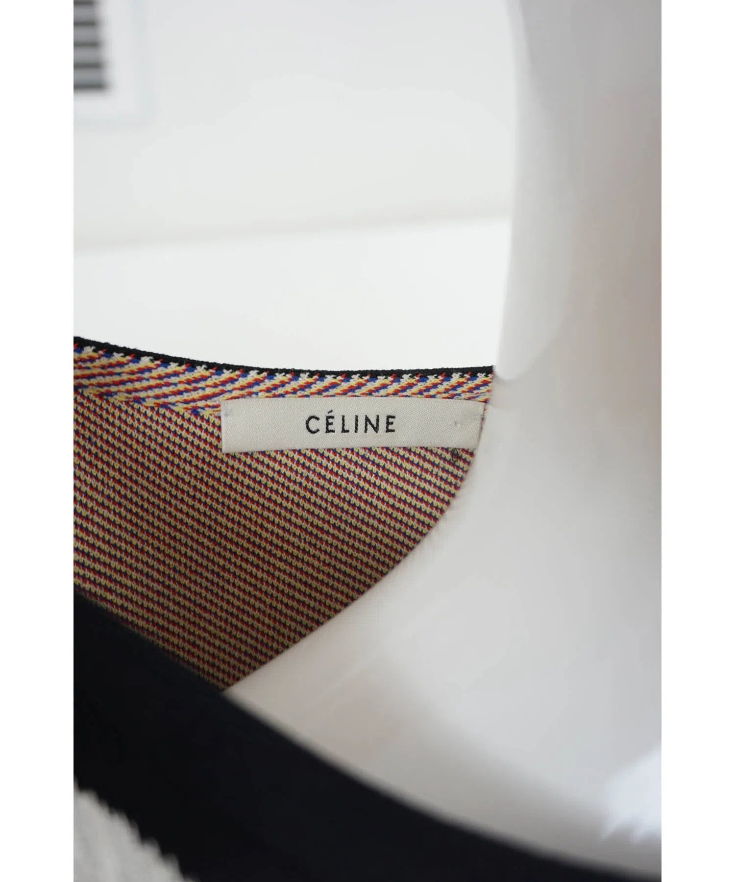 Celine by Phoebe Philo Primary Brushstroke Dress 2014 Spring