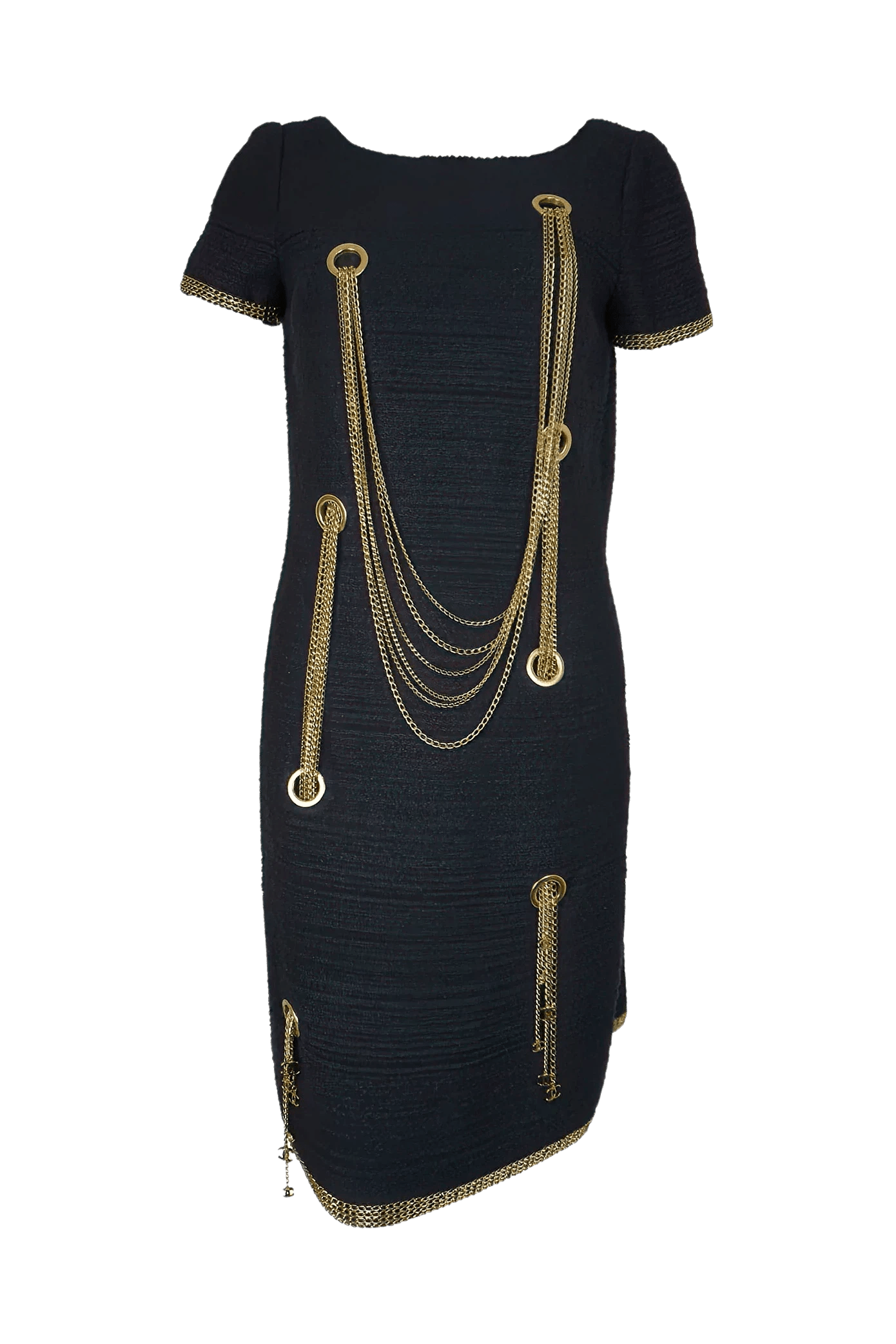 Chanel 2008 Chain Tweed Dress