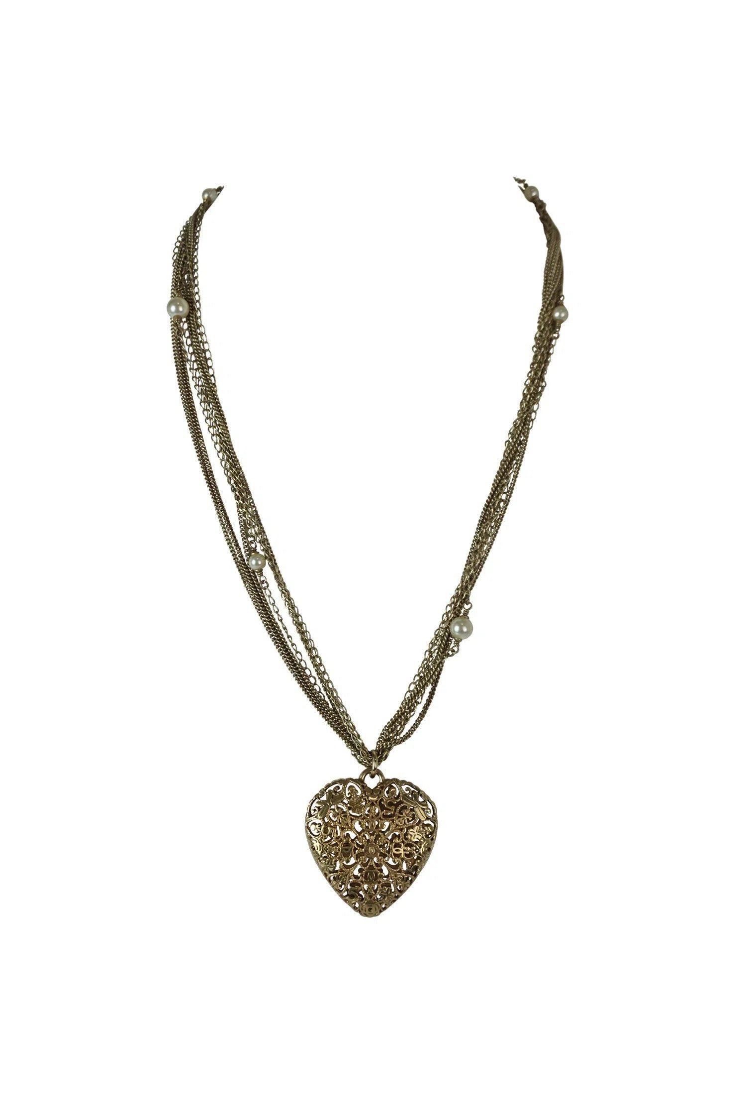 【VINTAGE HOLLYWOOD】Vintage 2008 Heart Necklace joseff-of-hollywood-vintage-