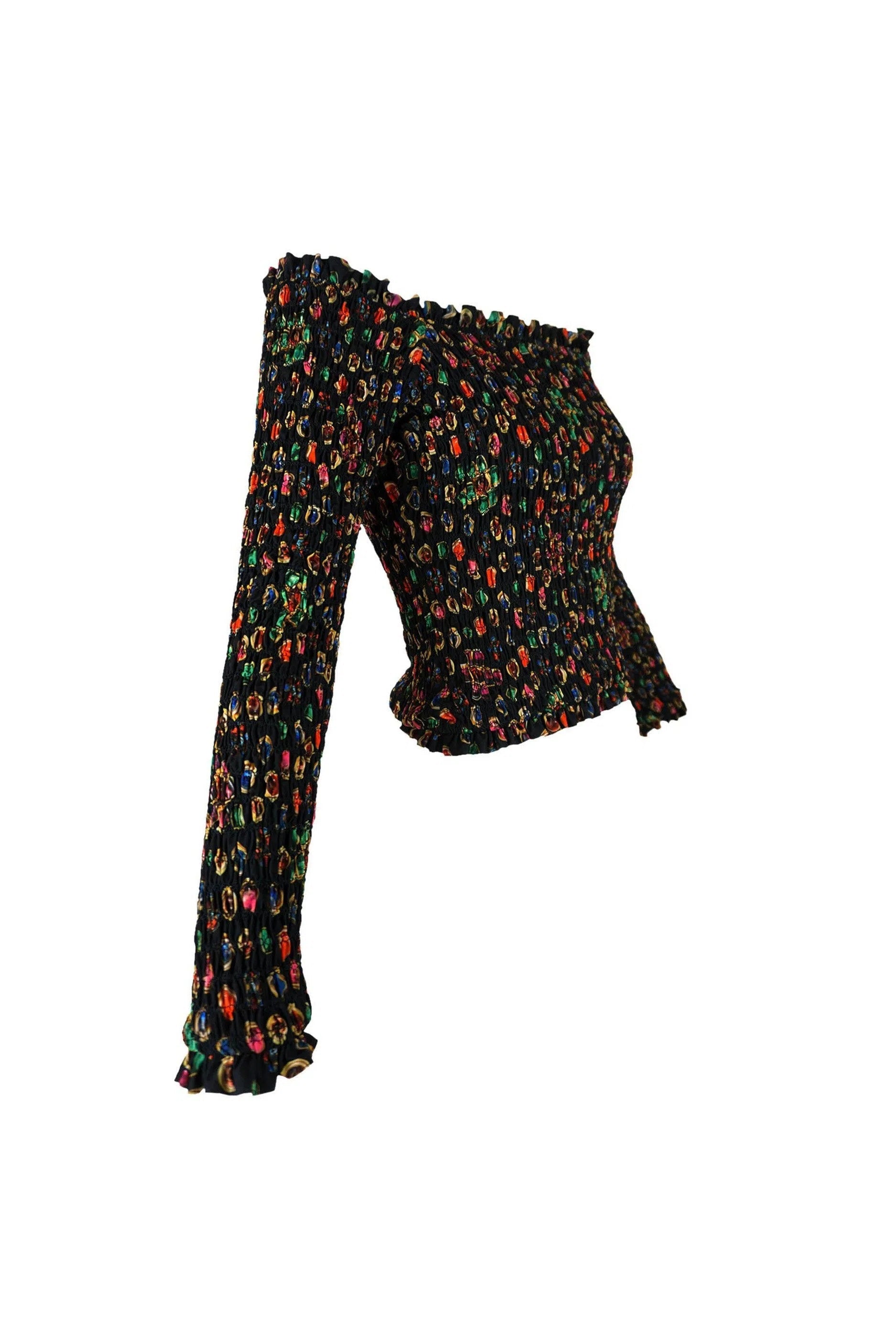 Chanel 2021 Cruise Collection Bijoux Button Top - Foxy Couture Carmel Chanel 2021 Cruise Collection Bijoux Button Top - Foxy Couture Carmel