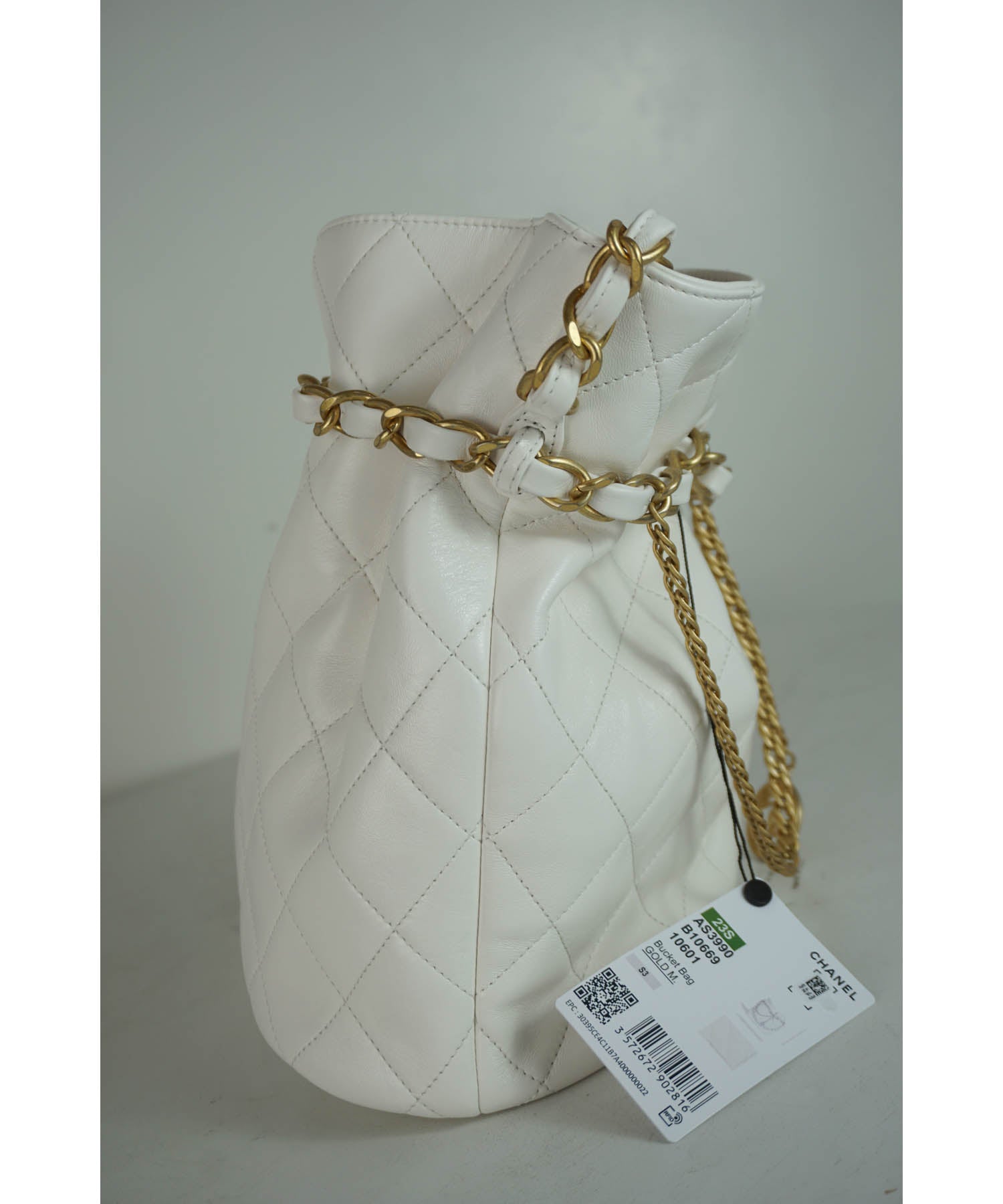 Chanel 2023 SS Casual Style Lambskin Bucket Bag