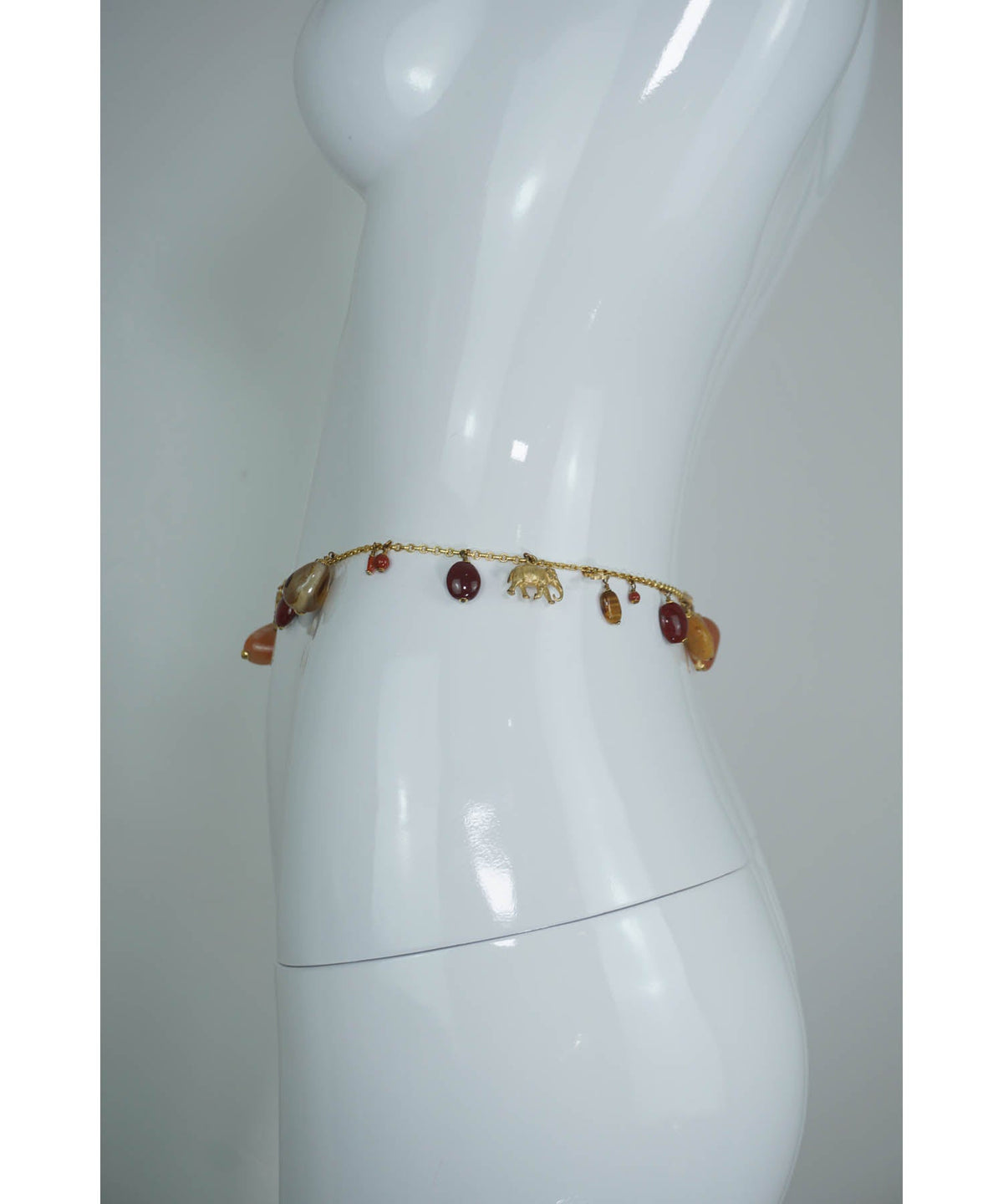 Chanel Animal Charm and Gemstone Bead Necklace 2001