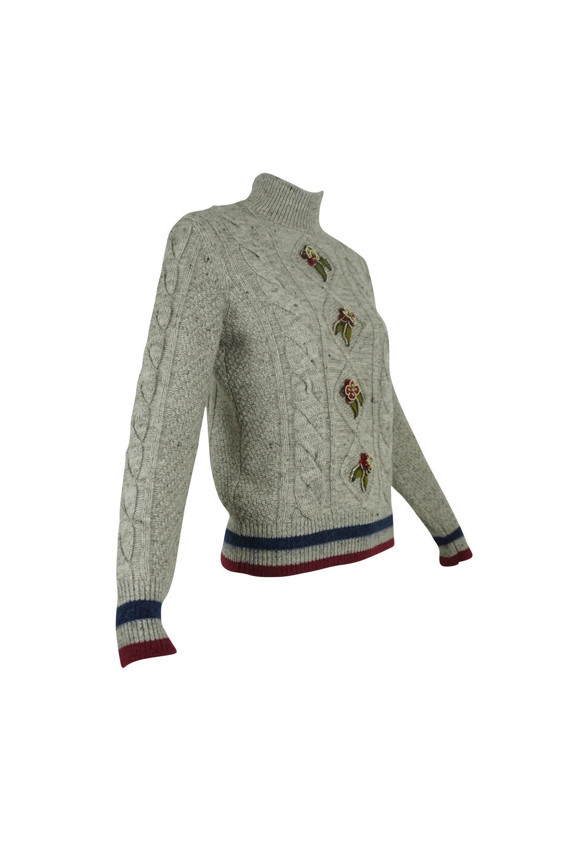 Chanel Cable Knit Sweater Salzburg Metiers d'Art 2015 Sz 36/6