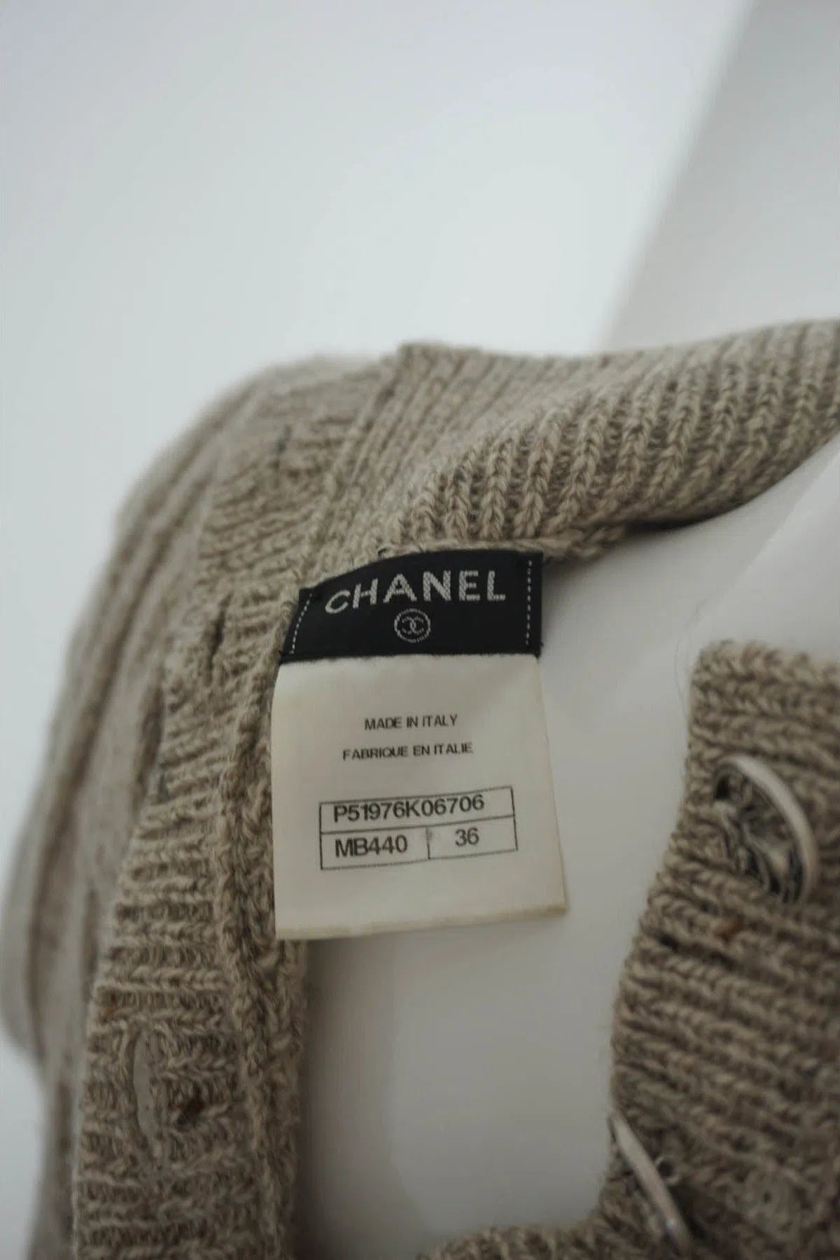 Chanel Cable Knit Sweater Salzburg Metiers d'Art 2015 Sz 36/6