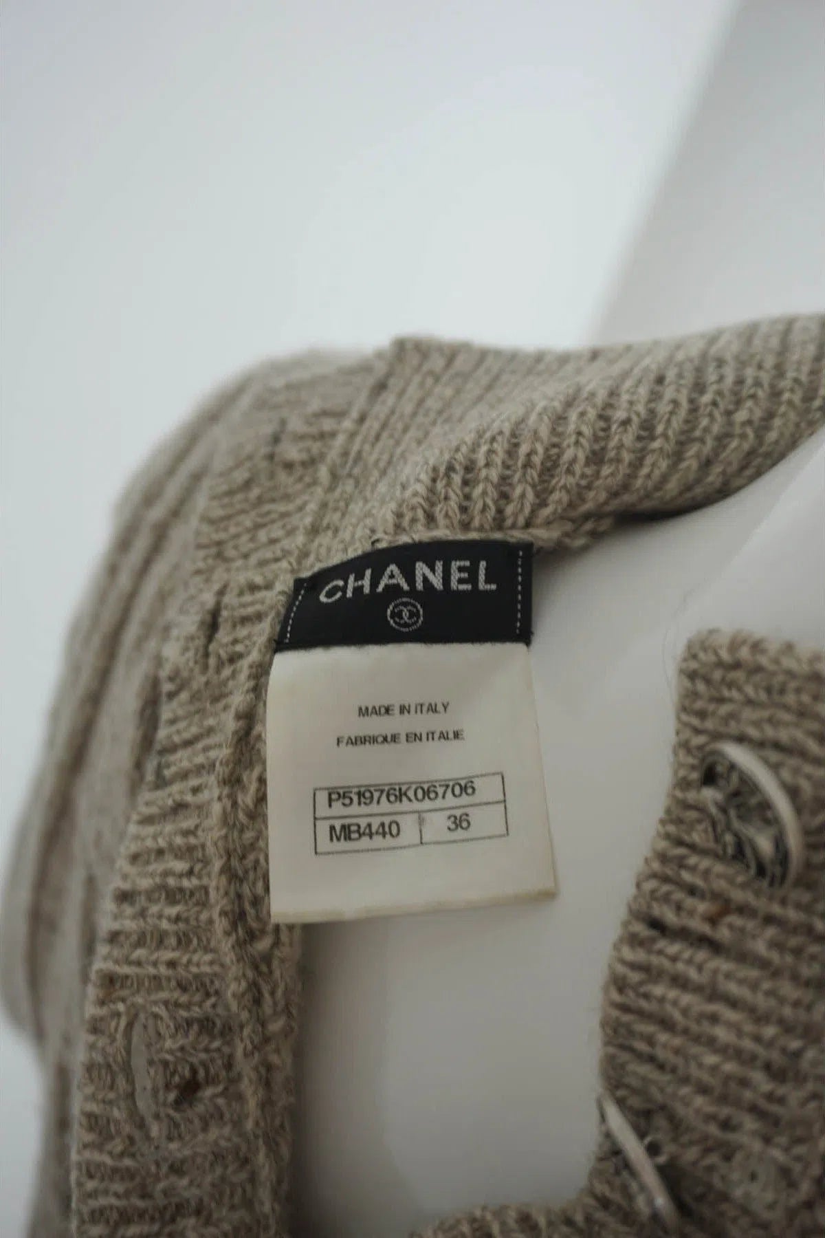 Chanel Cable Knit Sweater Salzburg Metiers d&#39;Art 2015 Sz 36/6