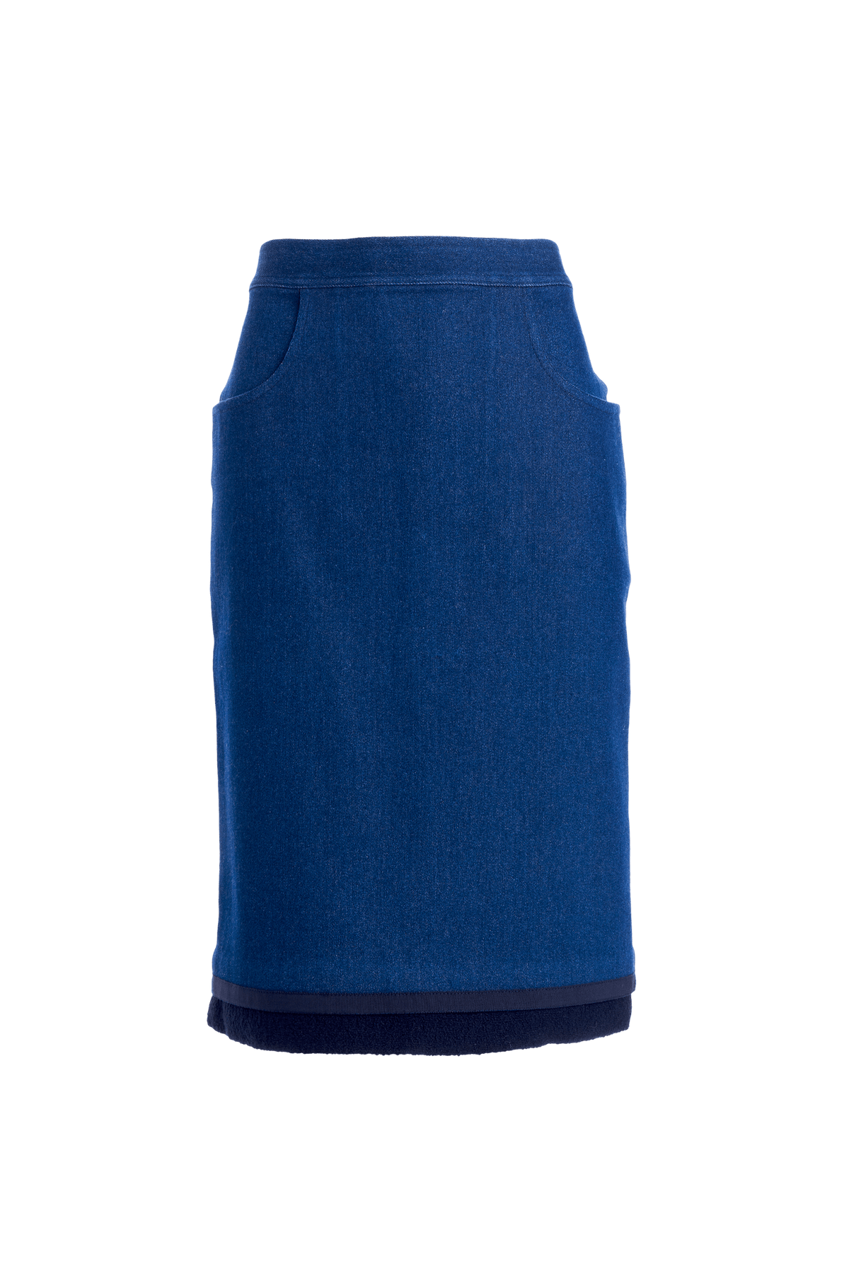 Chanel Denim Boucle Pencil Skirt