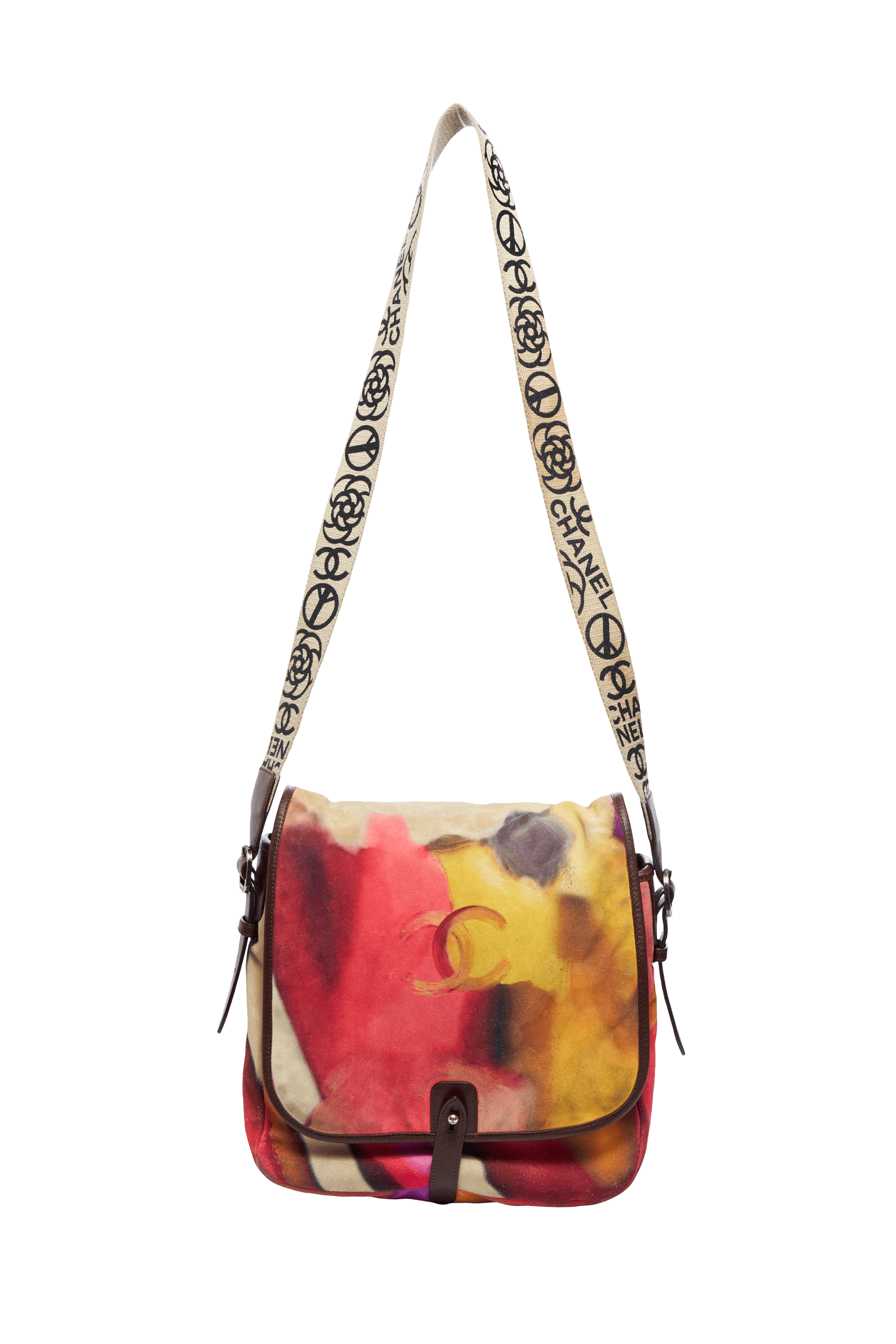 Chanel Flower Power Messenger Bag 2015 - Foxy Couture Carmel