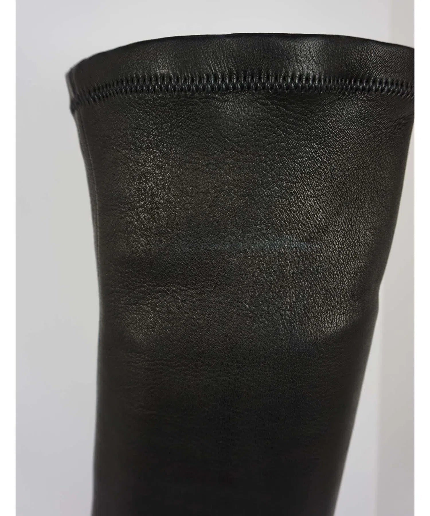Chanel Knee-High Mary Jane Leather Boots - Foxy Couture Carmel
