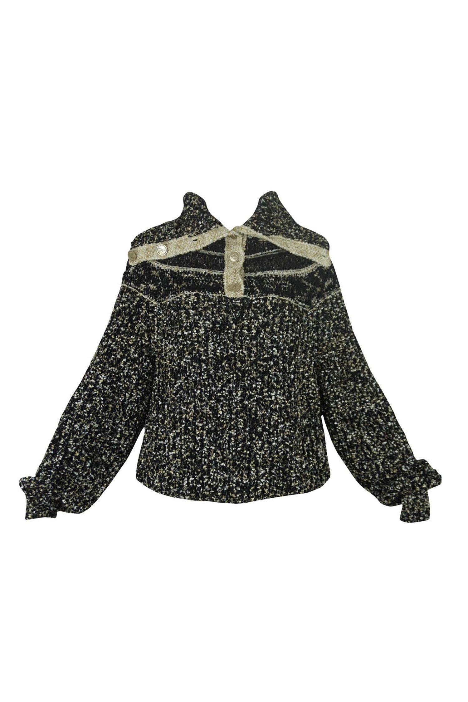 Chanel Lessage Sweater Metiers D'Art 2019 Egypt Sz 34 - Foxy Couture Carmel