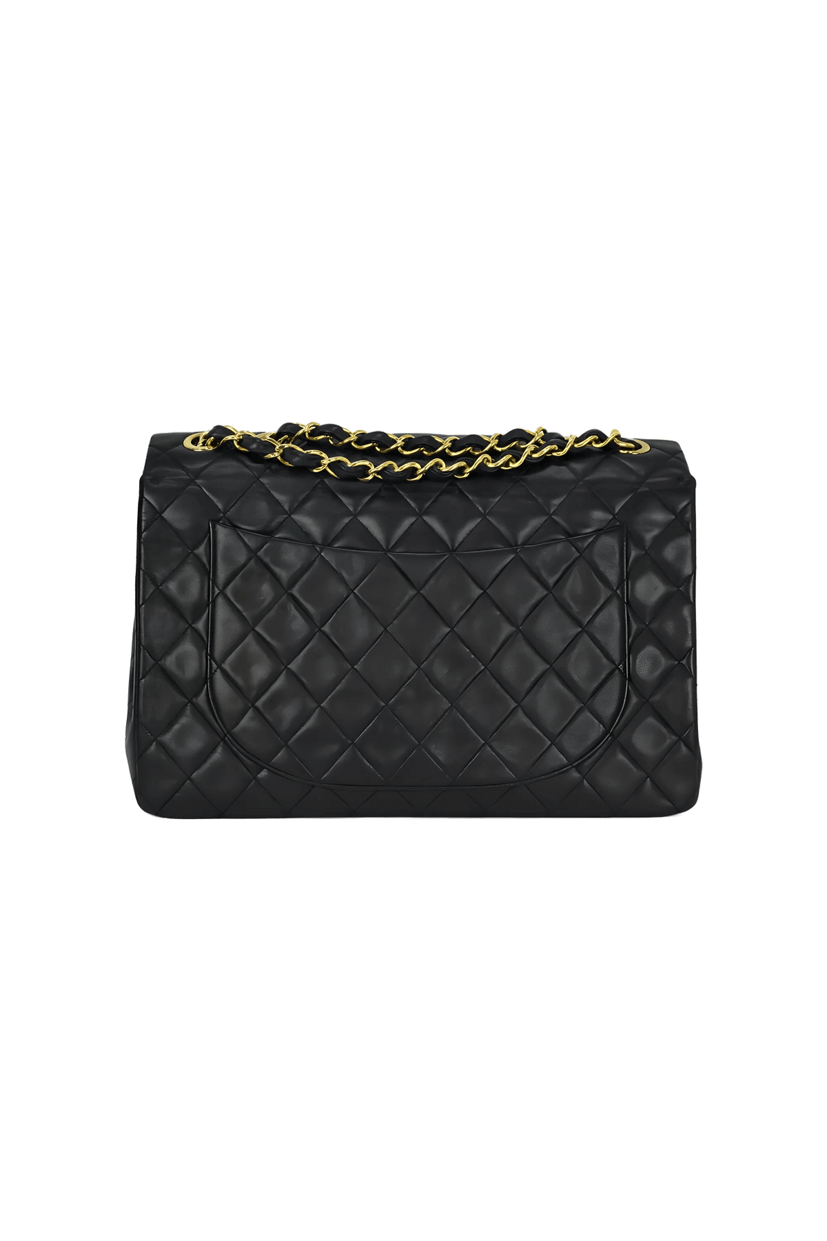 Chanel Maxi Black Napa Flap XL CC 24k GPHW 1994-6