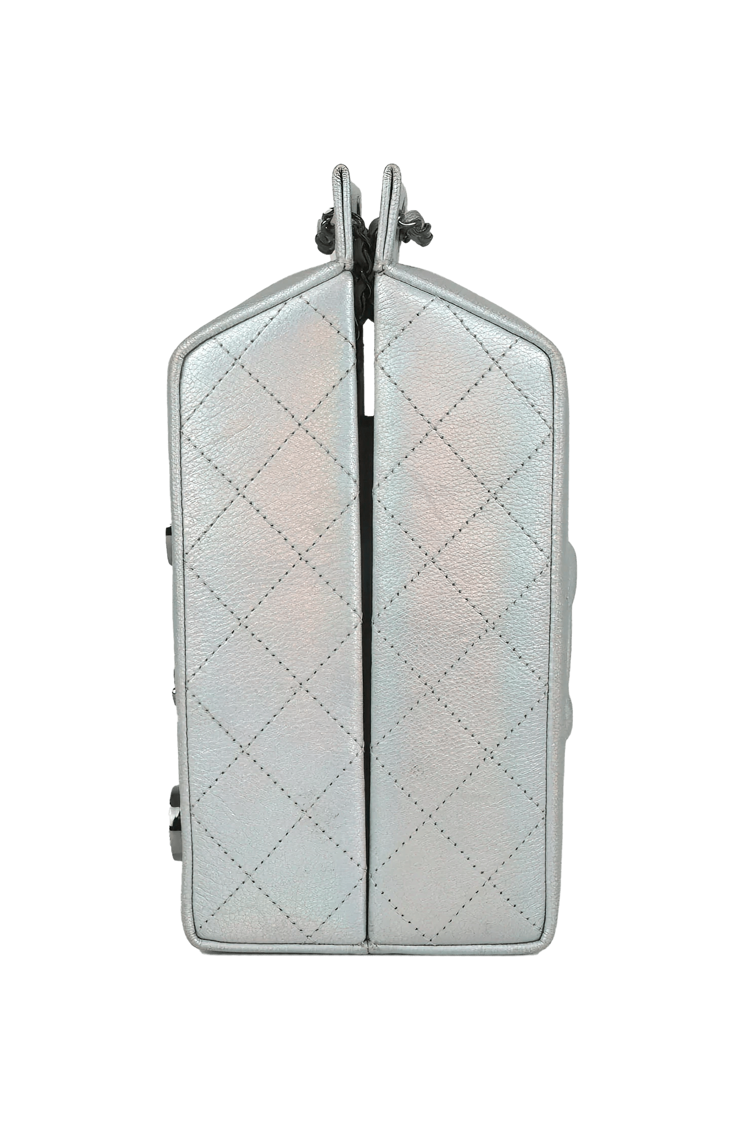 Chanel silver milk carton hotsell