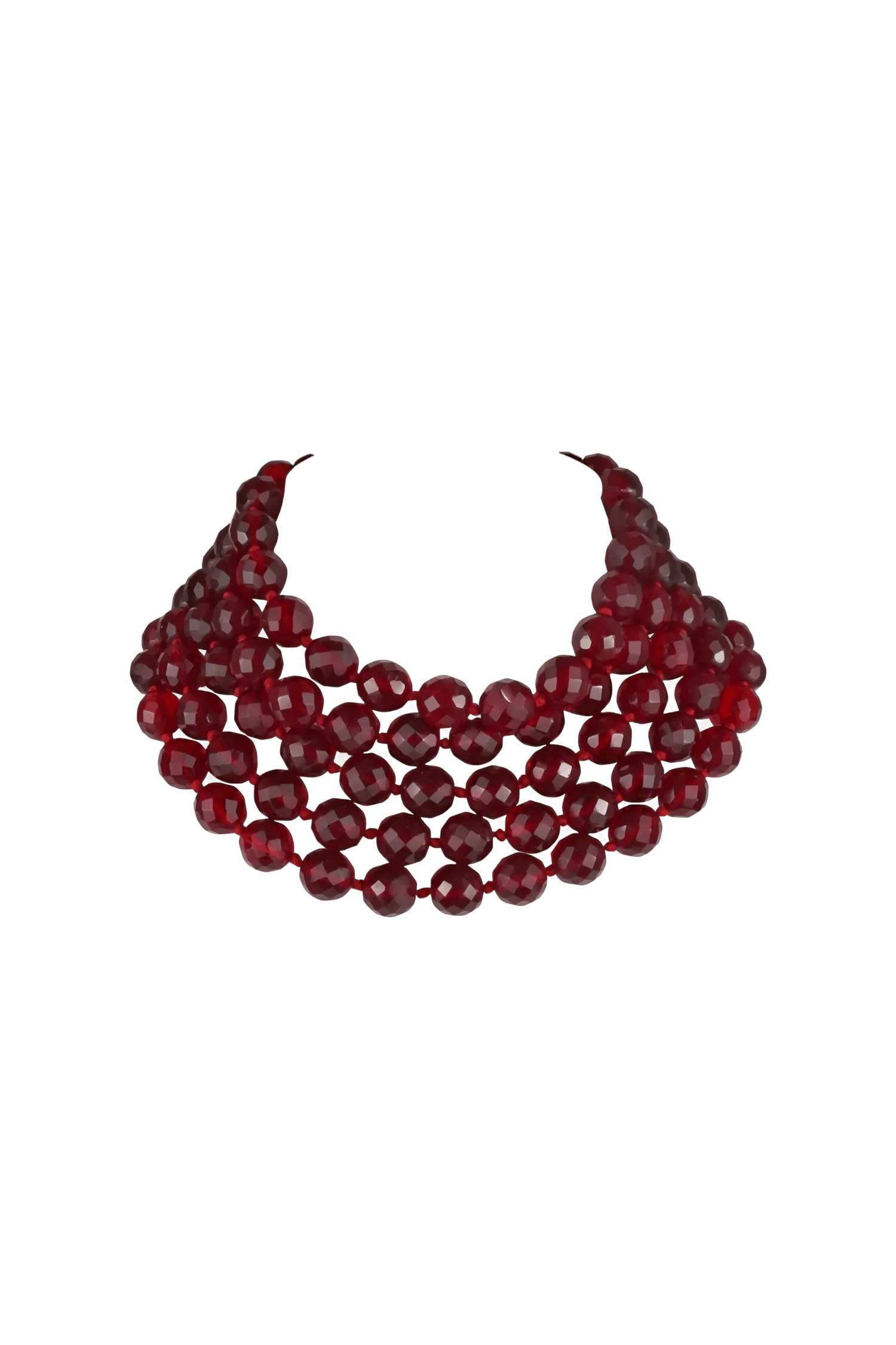 Chanel Rare Vintage Five Strand Beaded Choker 1980's