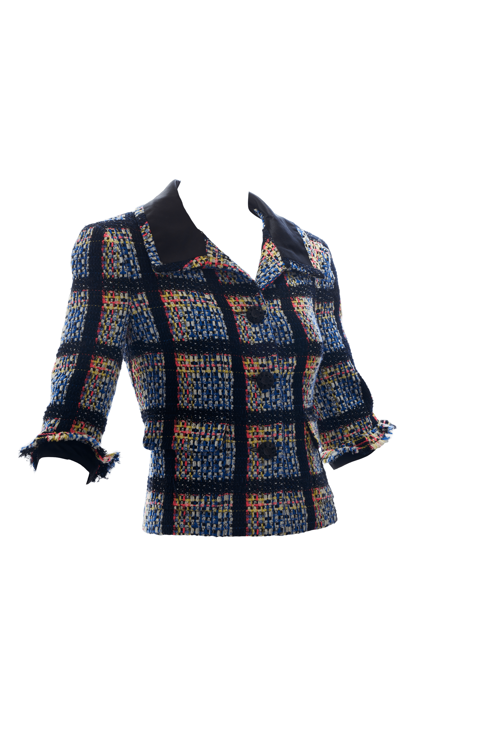 Chanel Short Sleeve Tweed Jacket - Foxy Couture Carmel
