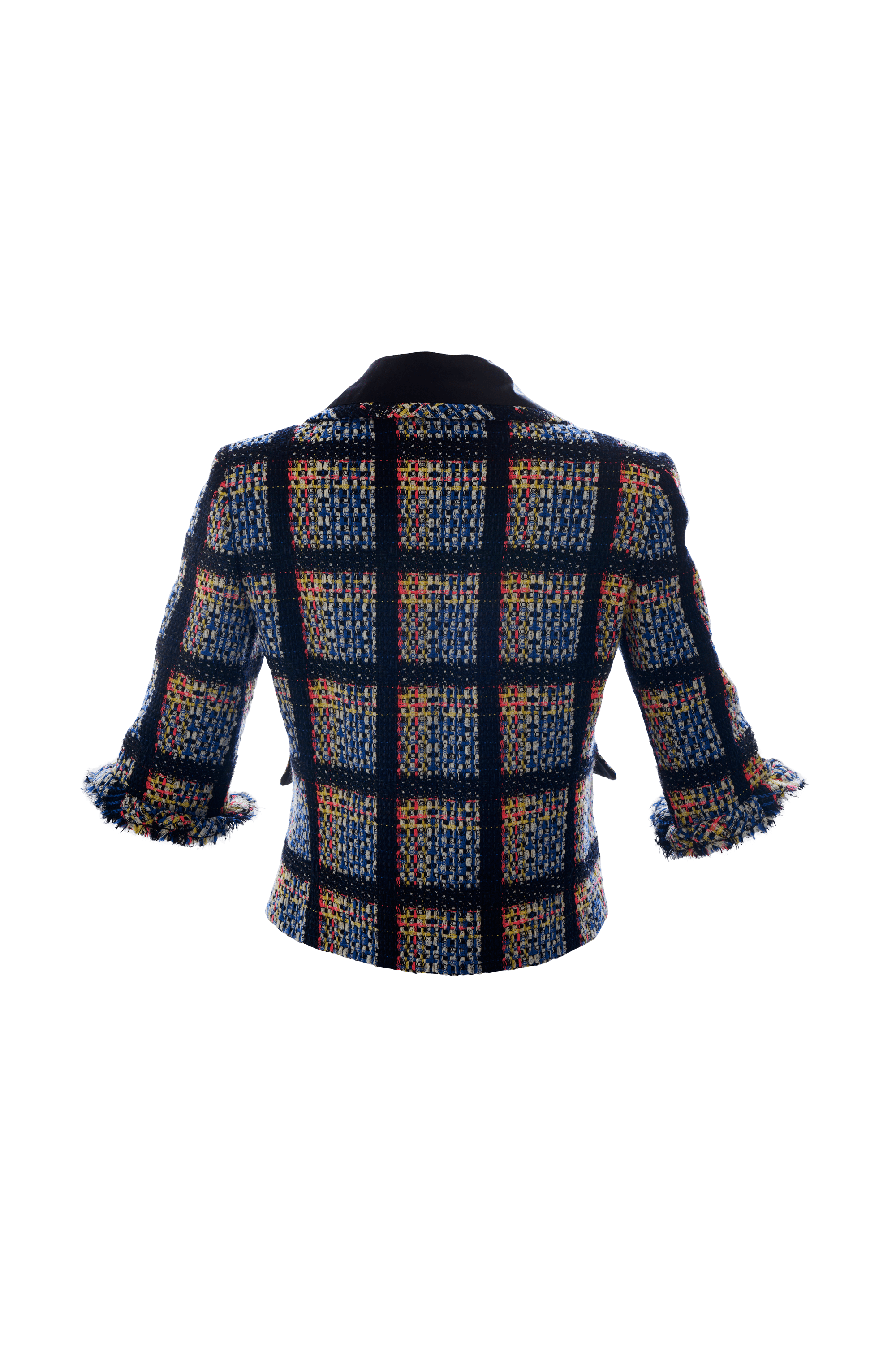Chanel Short Sleeve Tweed Jacket