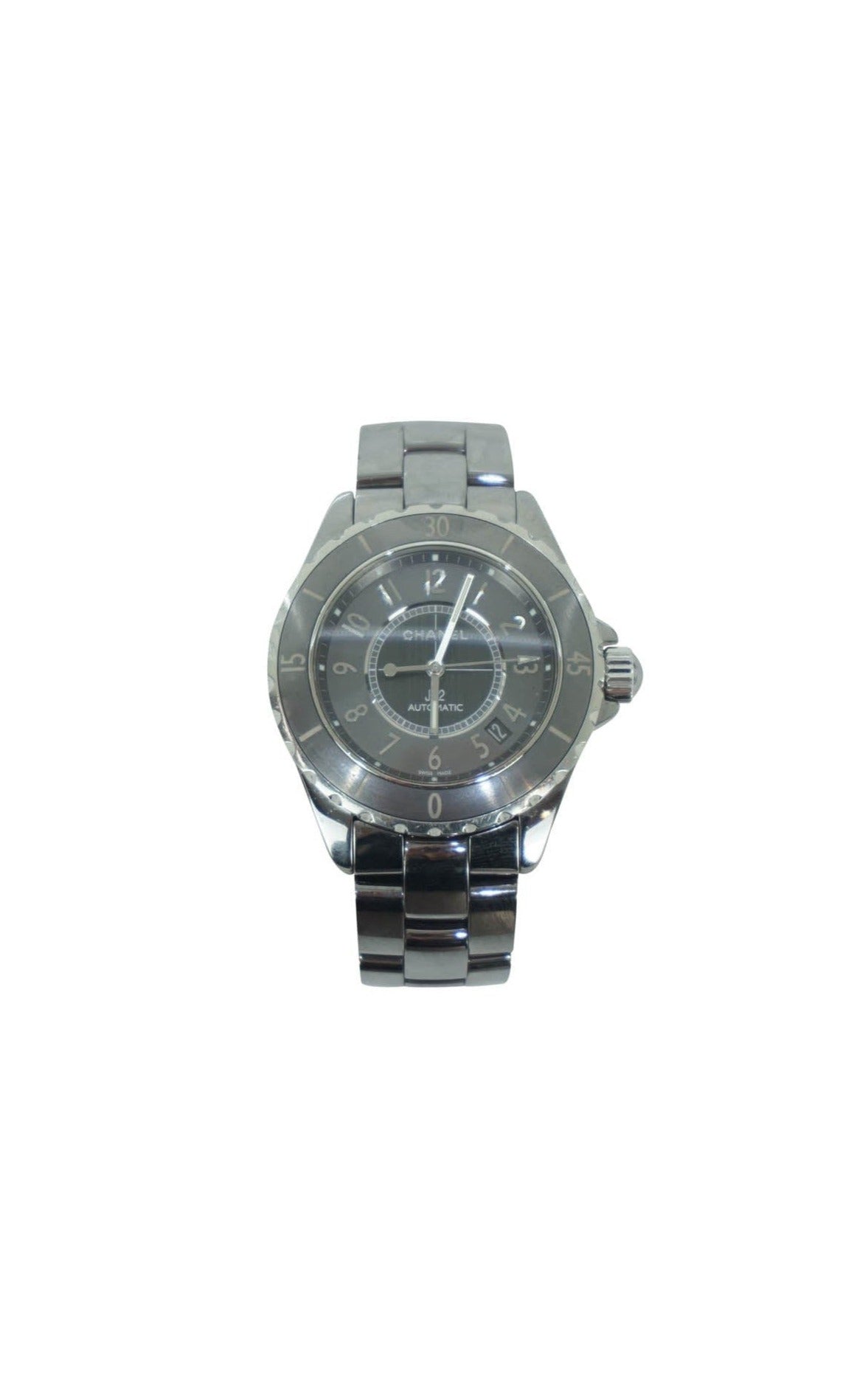 Chanel Silver Automatic J12 Ceramic Watch