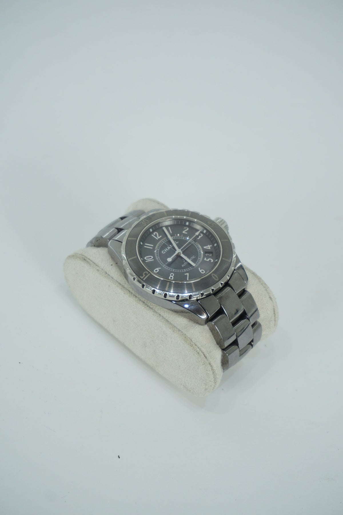 Chanel Silver Automatic J12 Ceramic Watch