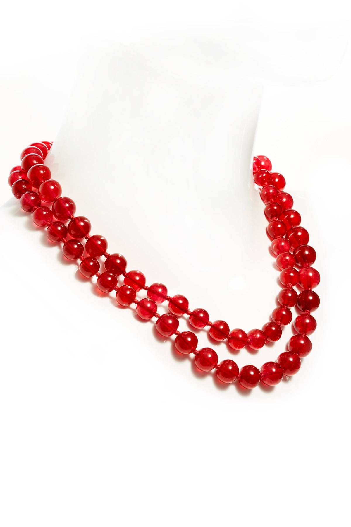 Chanel Vintage &quot;Watermelon&quot; Gripoix Bead Necklace