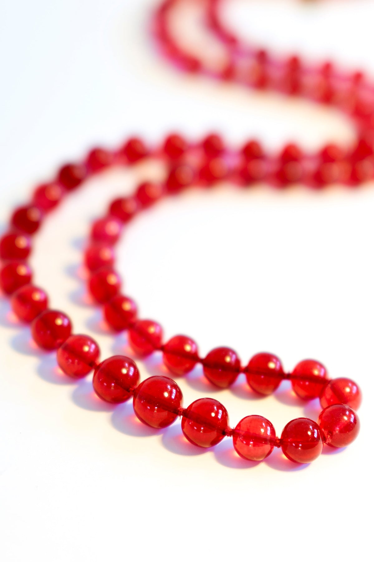 Chanel Vintage &quot;Watermelon&quot; Gripoix Bead Necklace