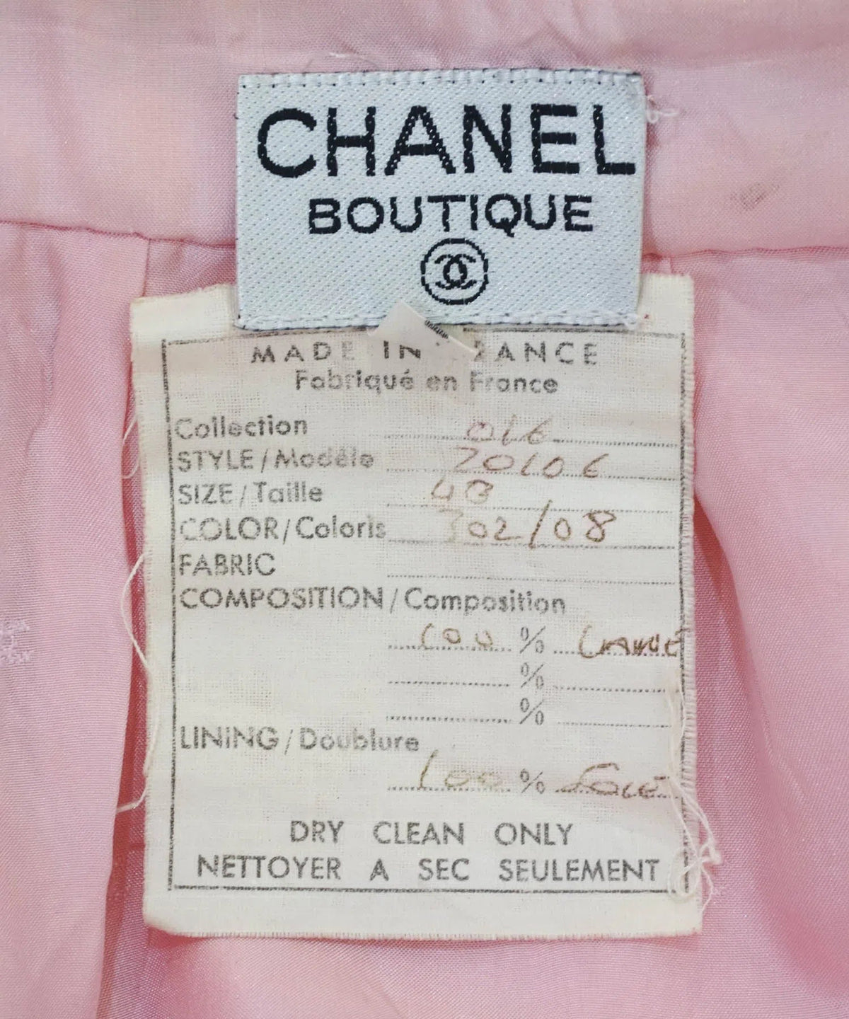 Chanel Vintage Wool Boucle 2pc Skirt Suit 1980&#39;s