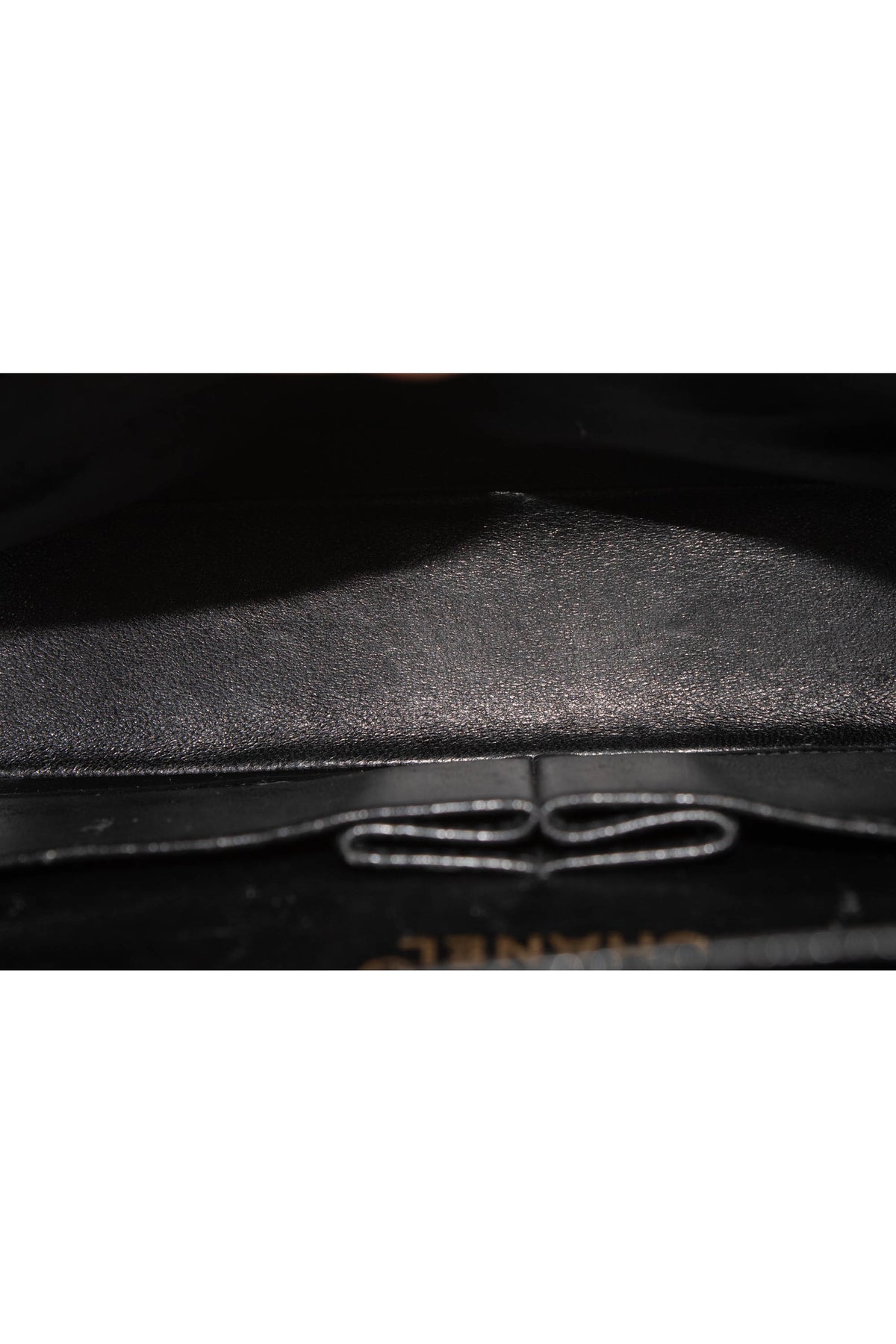Chanel Vintage Black Caviar Double Flap Purse 1997-8 Size Small