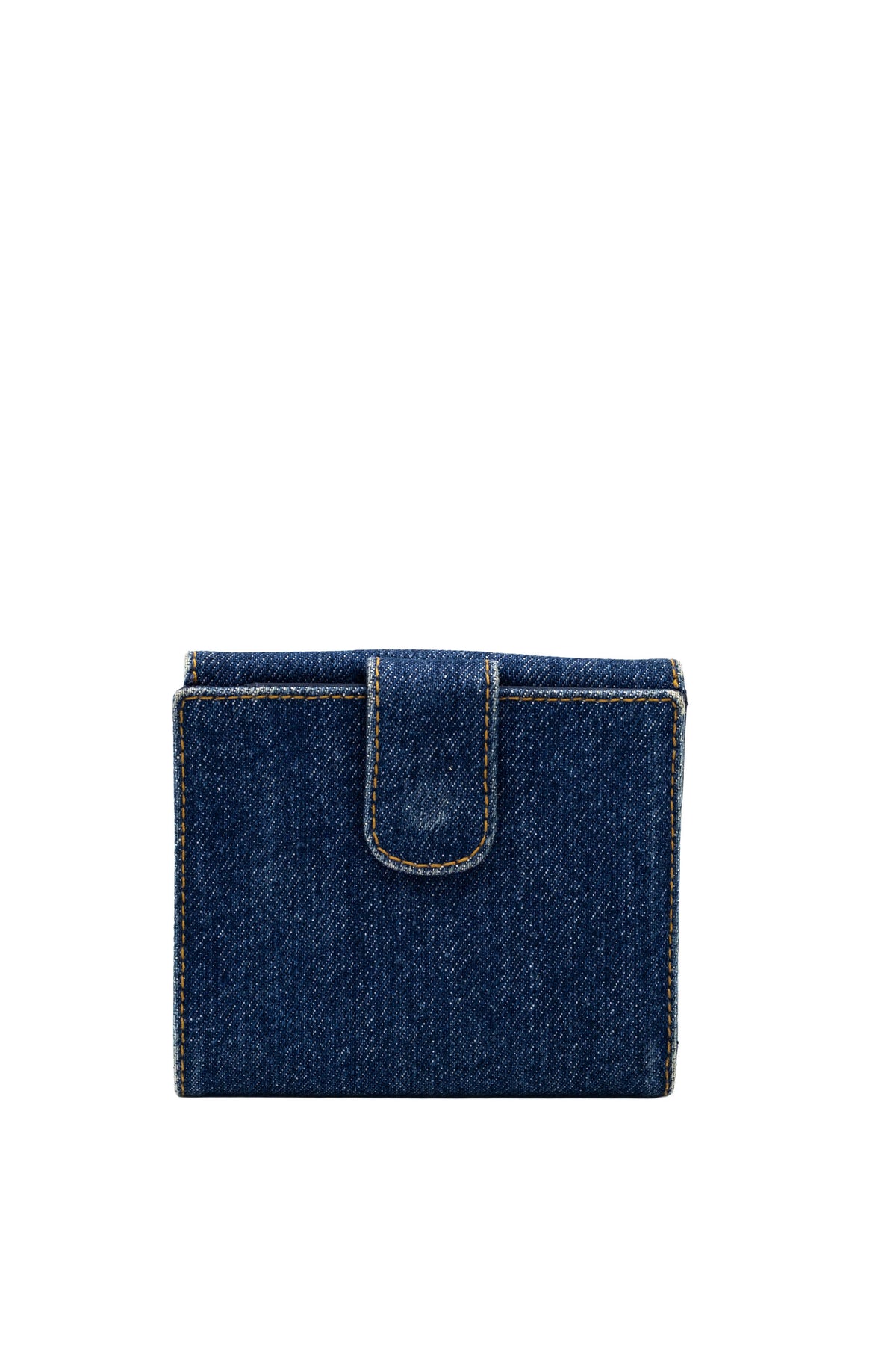 Chanel Small Blue Denim Wallet 1996-7