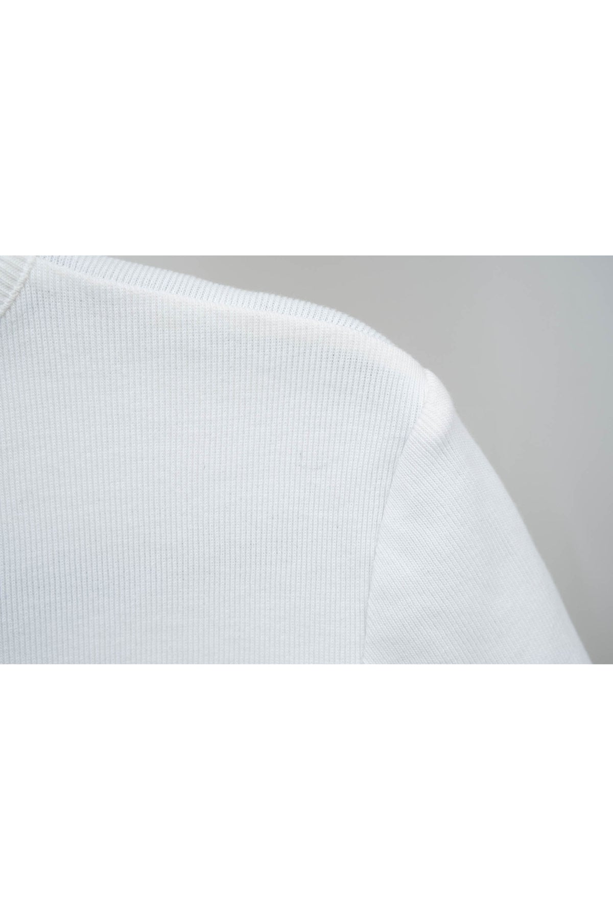 Chanel White Formula 1 Embellished Blue Car Ribbed Tee Shirt