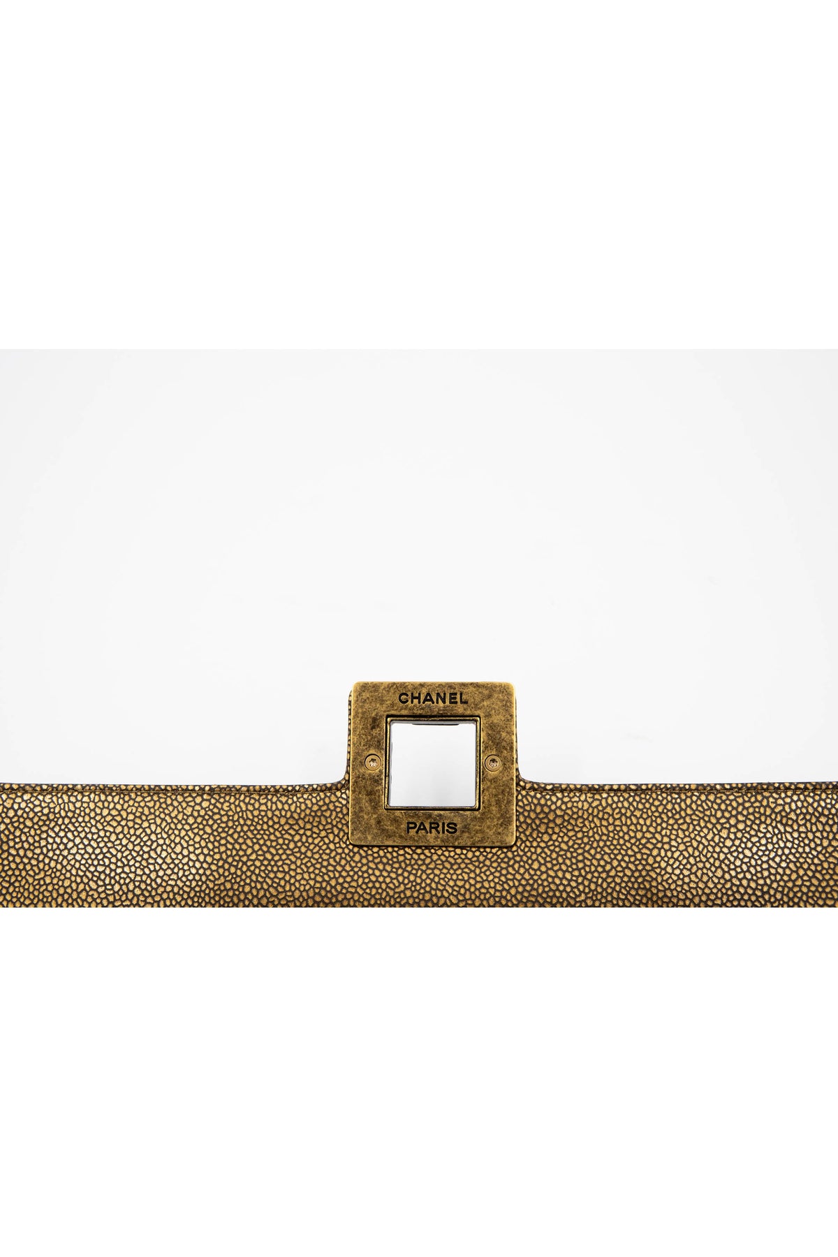 Chanel Paris Byzance East West Flap  Bronze Choco Bar Gripoix Clasp Purse 2011