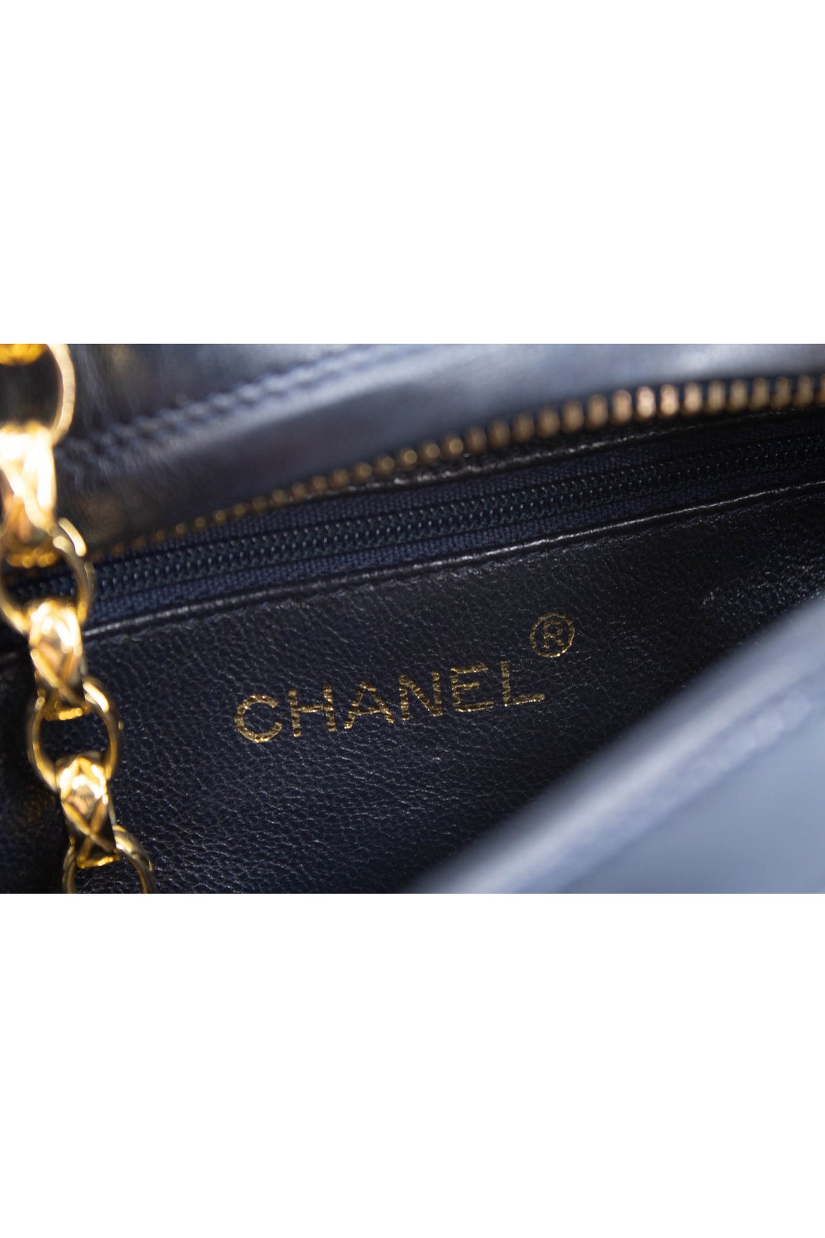Chanel Vintage Navy Camera Bag w/Tassel Bijoux Chain and Turn-lock 24k GPHW