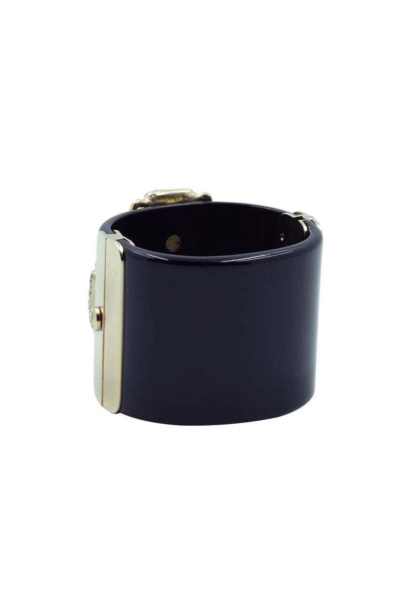 Chanel Byzantine Gripoix Jewel Resin Cuff B12 A
