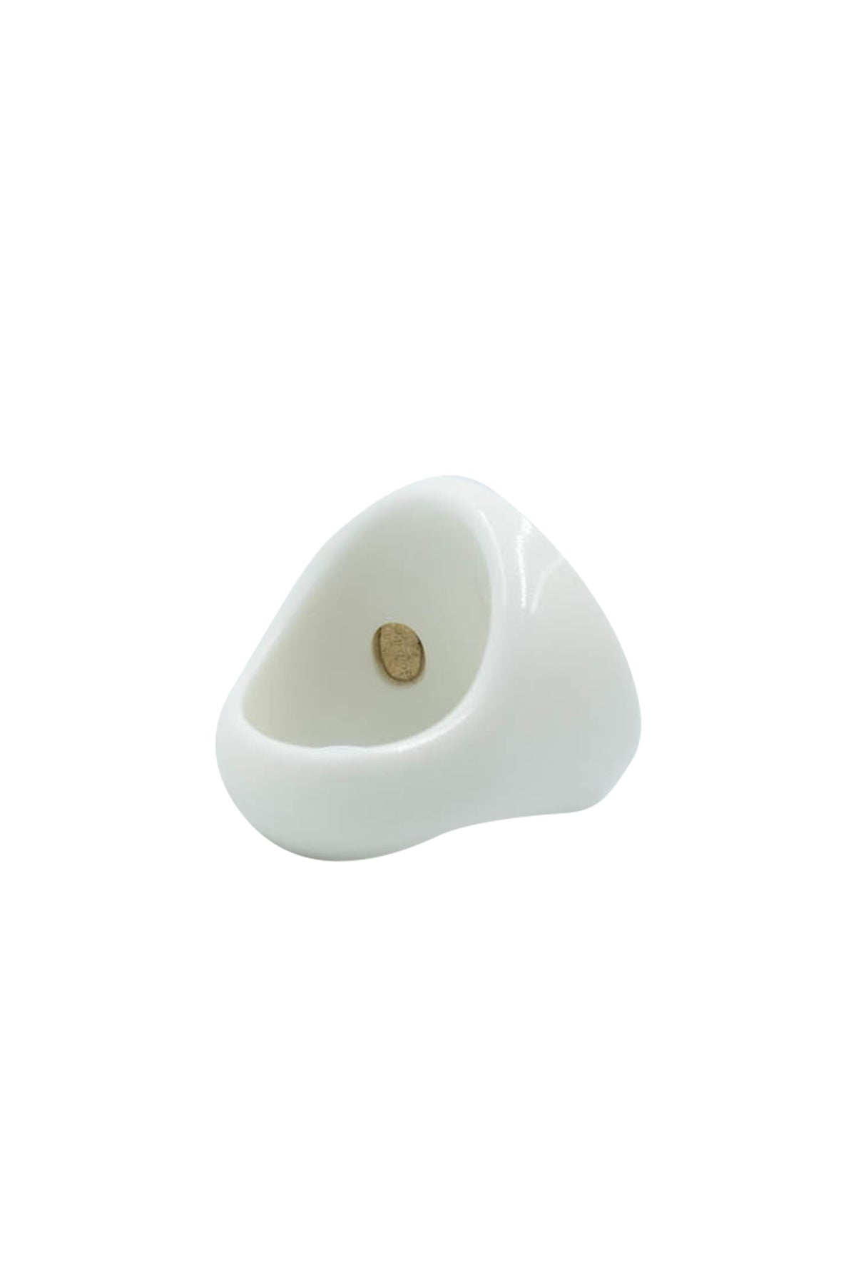 Chanel White and Black Resin Coco Ring