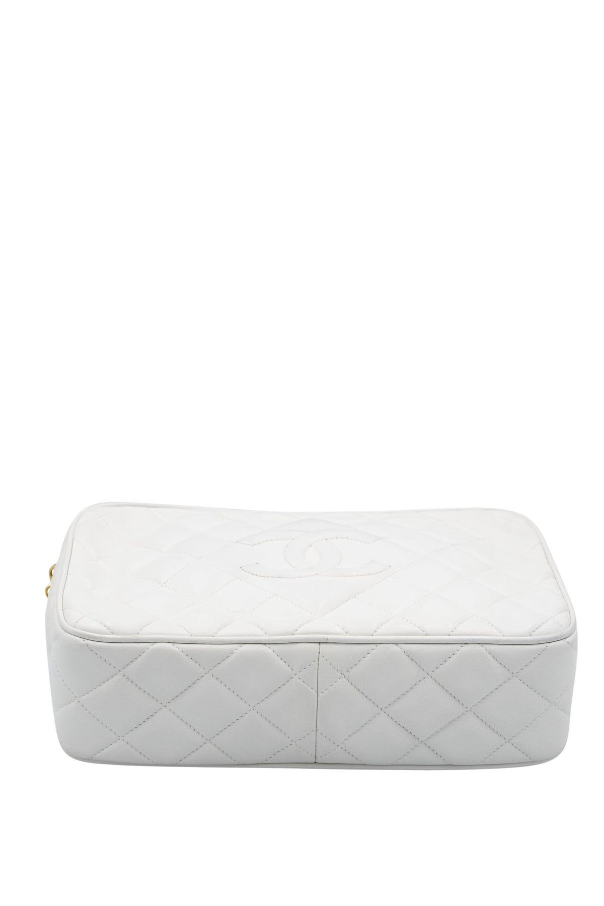 Chanel White Napa Camera bag With Tassel 1994-6