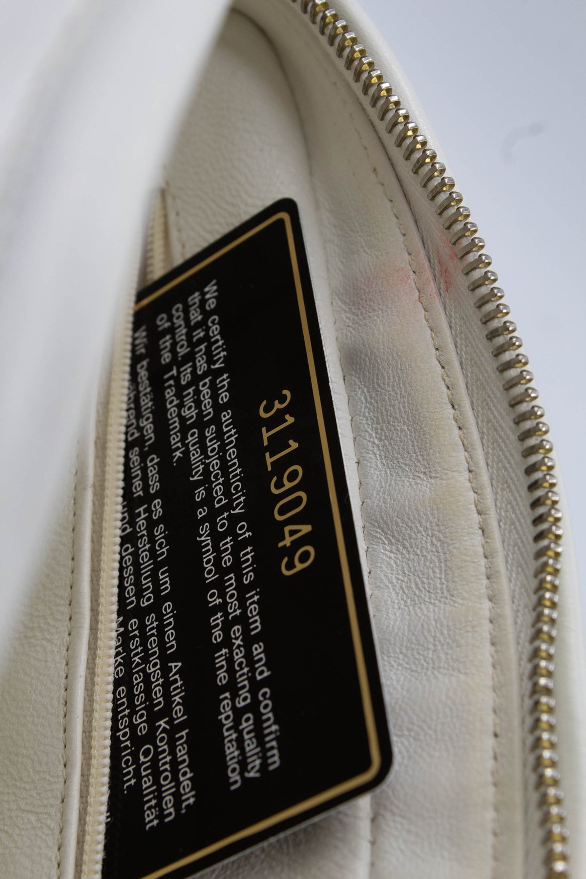 Chanel White Napa Camera bag With Tassel 1994-6