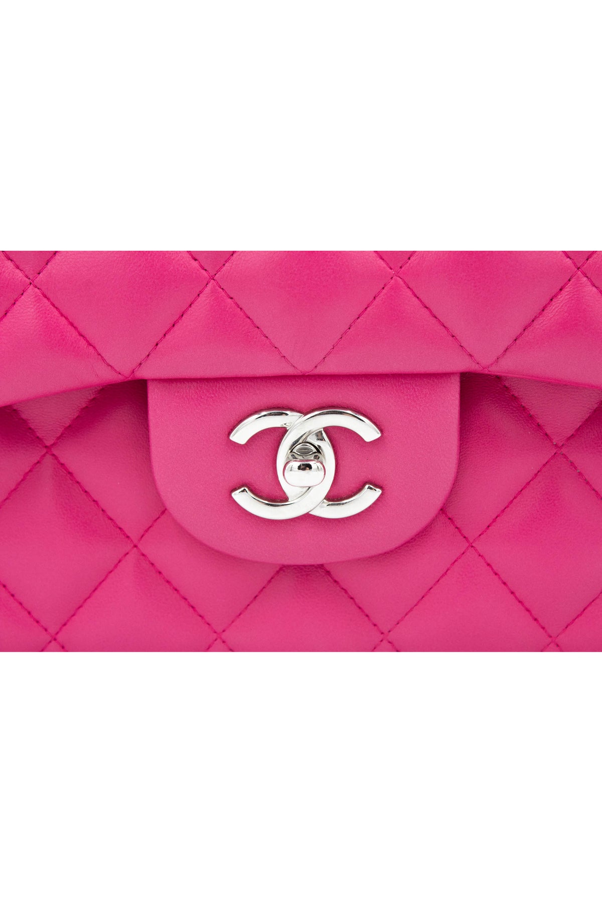 Chanel Jumbo Barbie Pink Napa Double Flap Purse 2014