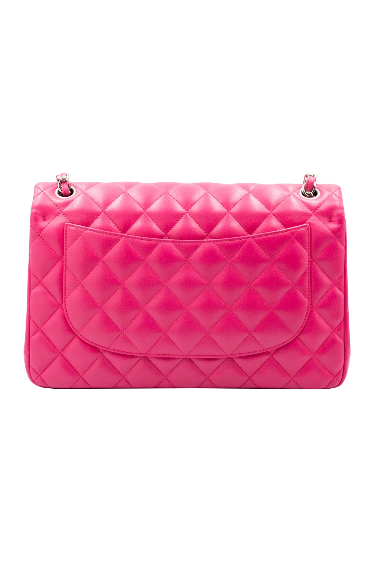 Chanel Jumbo Barbie Pink Napa Double Flap Purse 2014