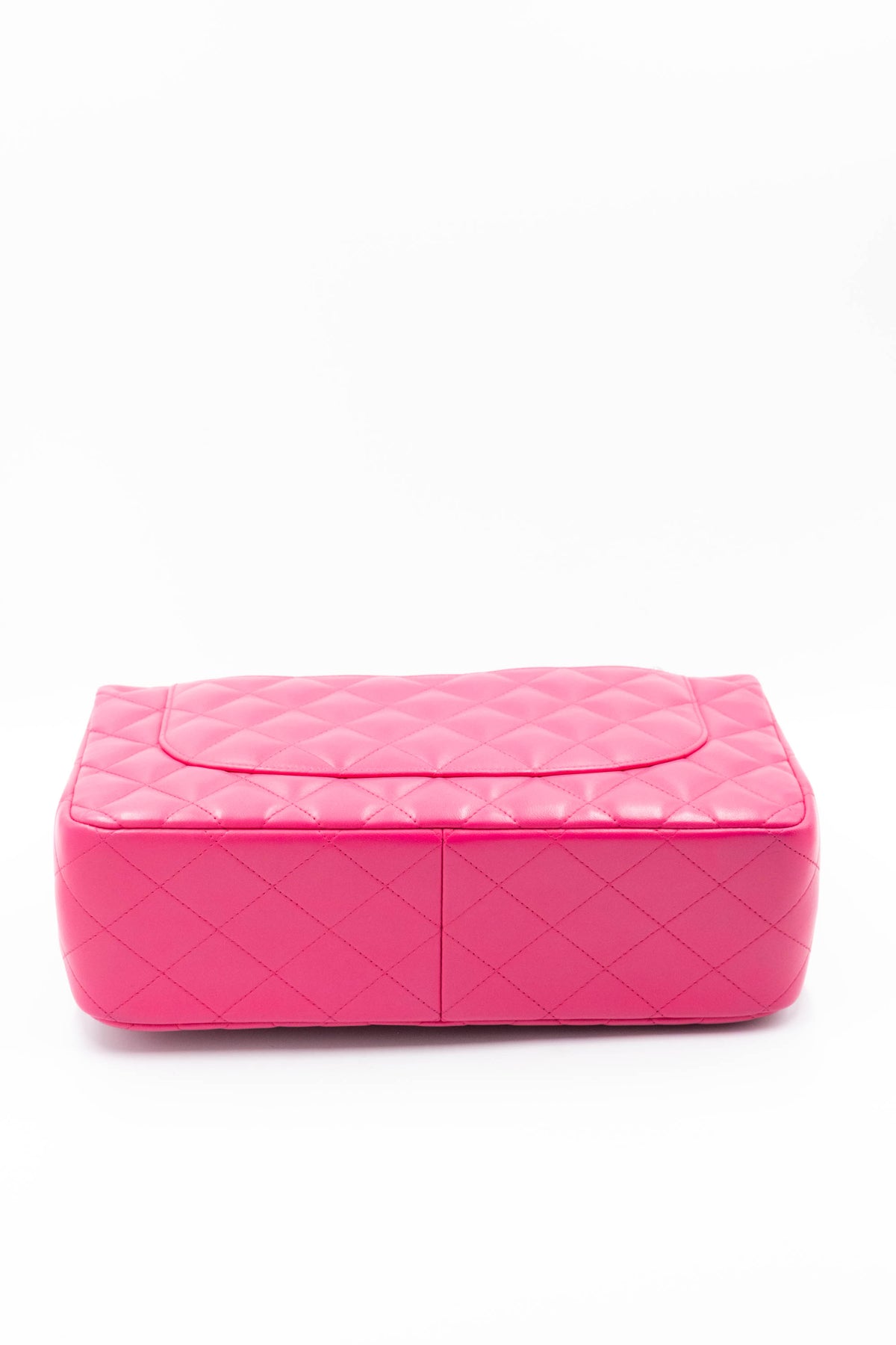Chanel Jumbo Barbie Pink Napa Double Flap Purse 2014