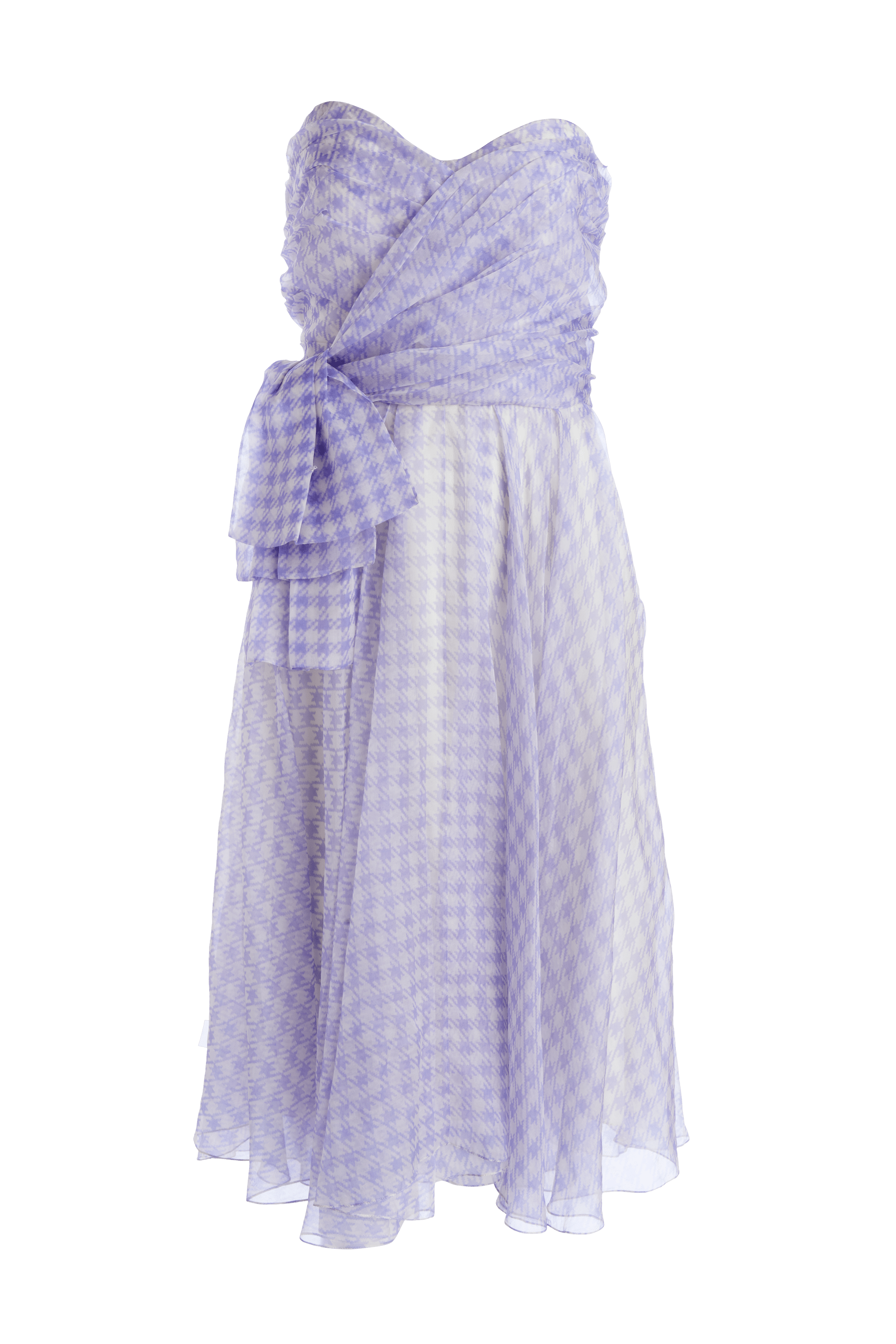 Christian Dior John Galliano Lavender Dress Y2K Size 40 - Foxy Couture Carmel