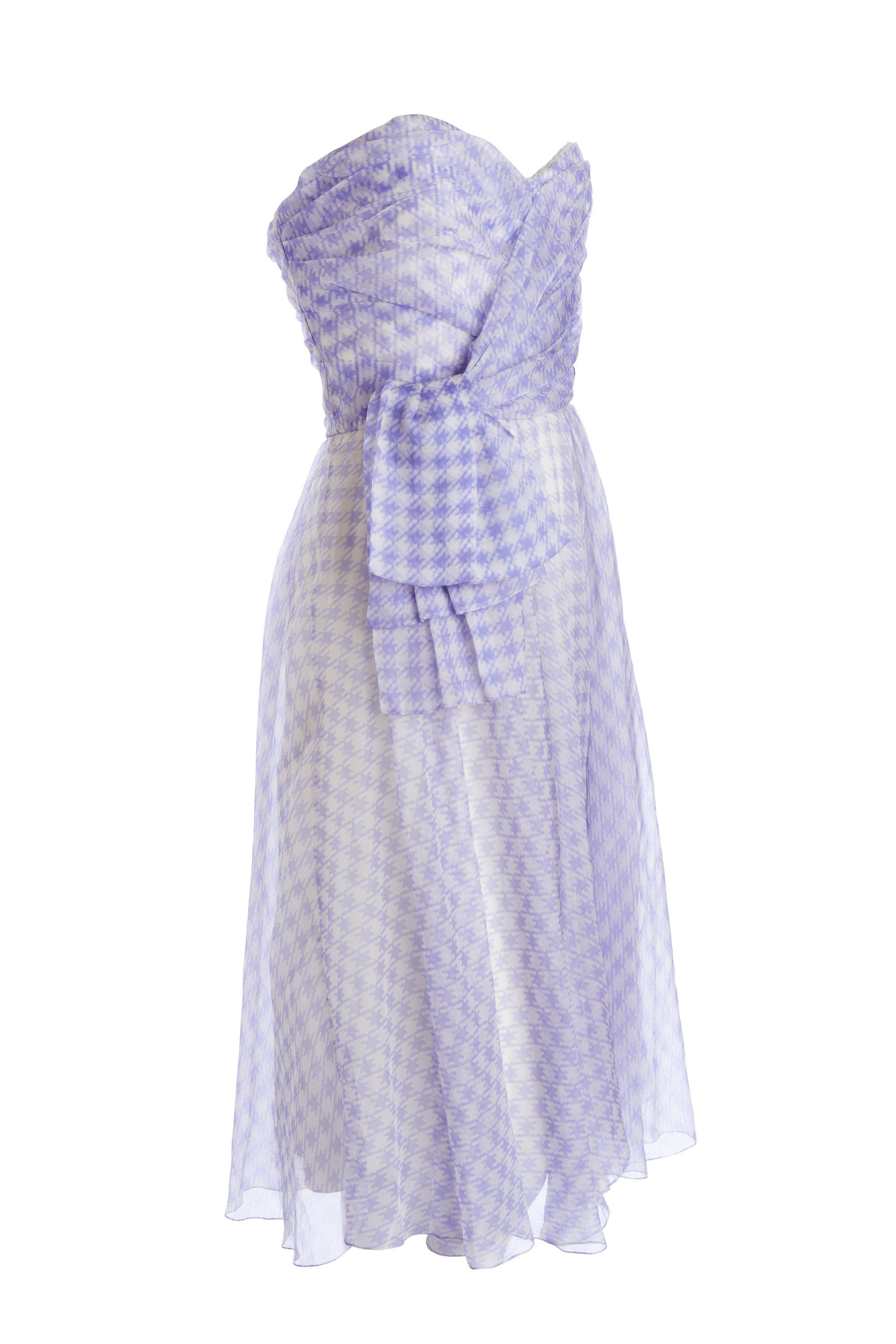 Christian Dior John Galliano Lavender Dress Y2K Size 40 - Foxy Couture Carmel